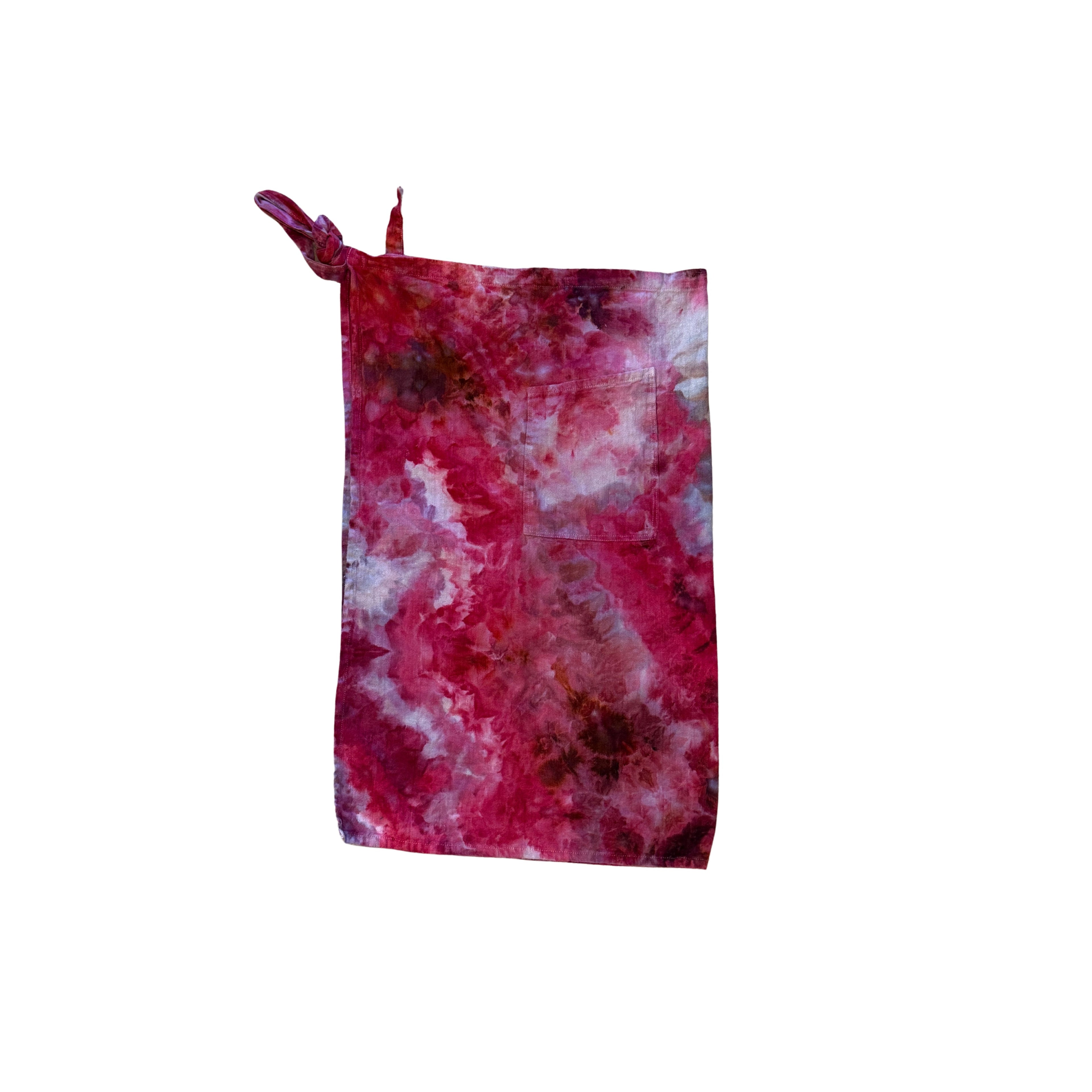 Ad Astra Ice Dyed Linen Half Apron, Adult