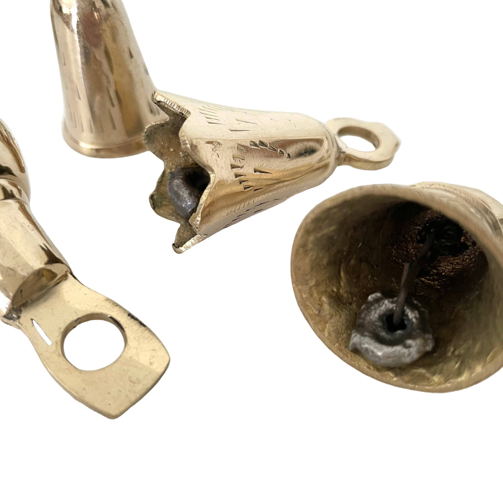 Handmade Small Brass Bells, 1 3/4"