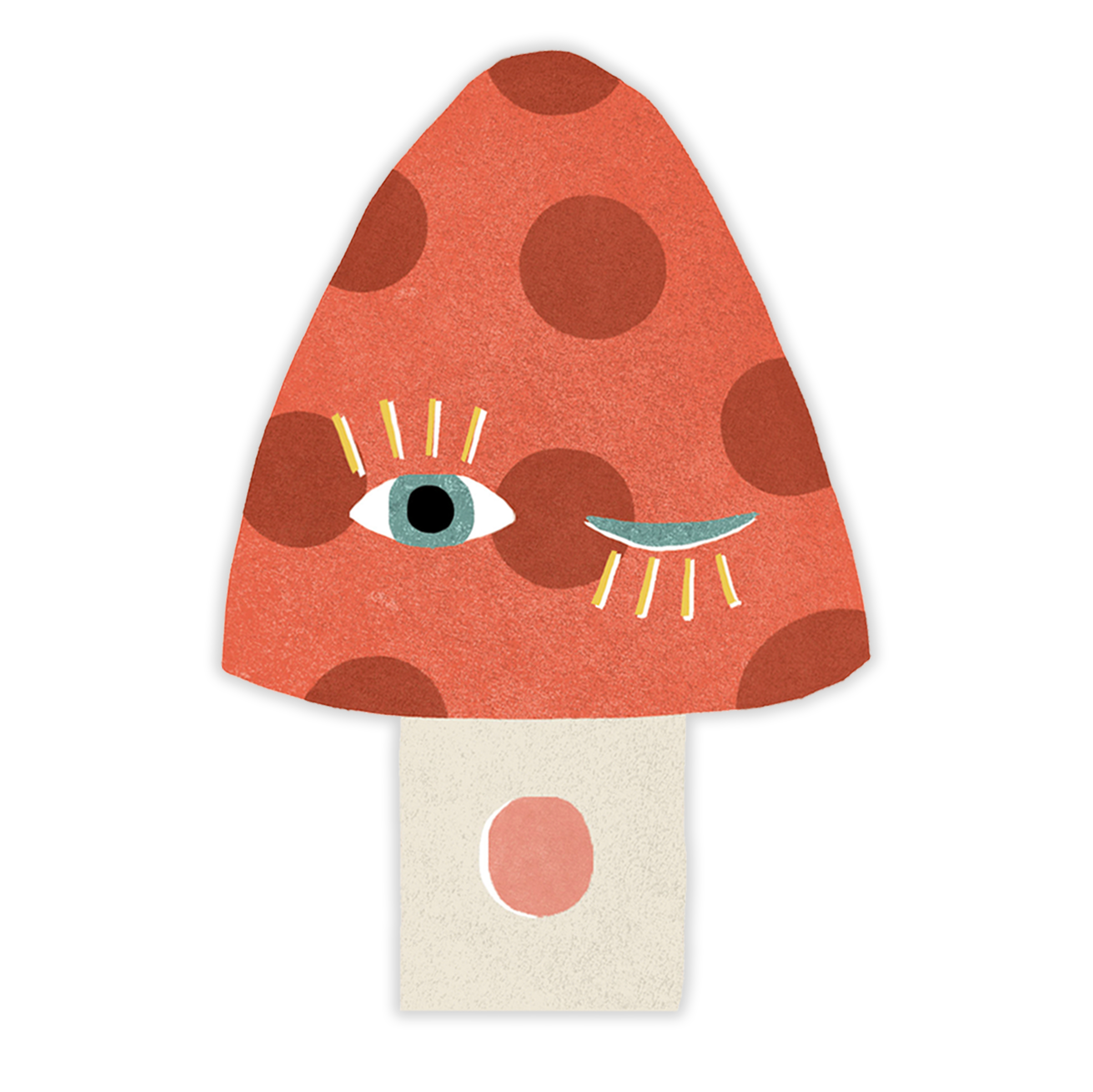Mushroom Blink Sticker