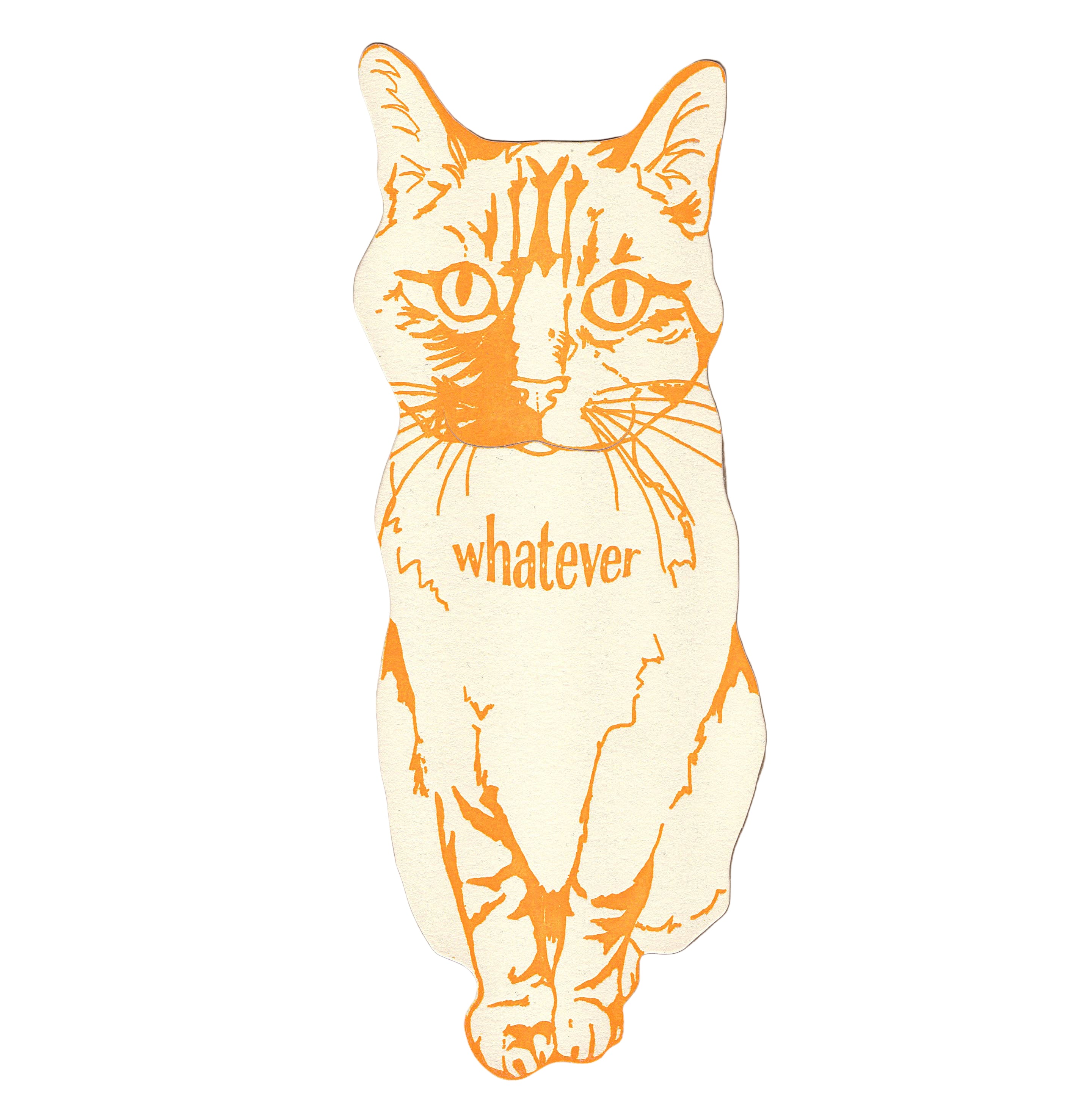 Whatever Cat Card