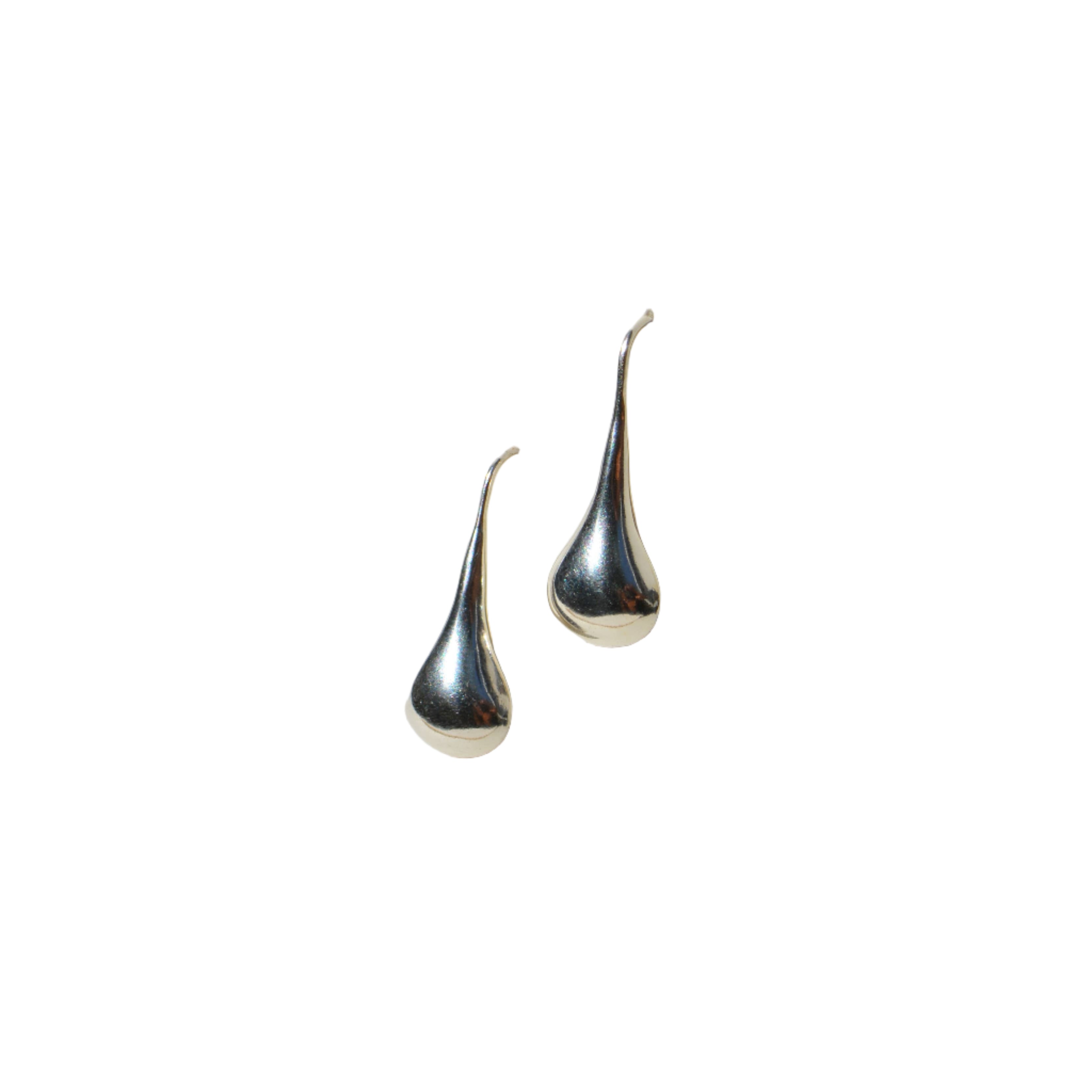 Silver Droplet Earrings