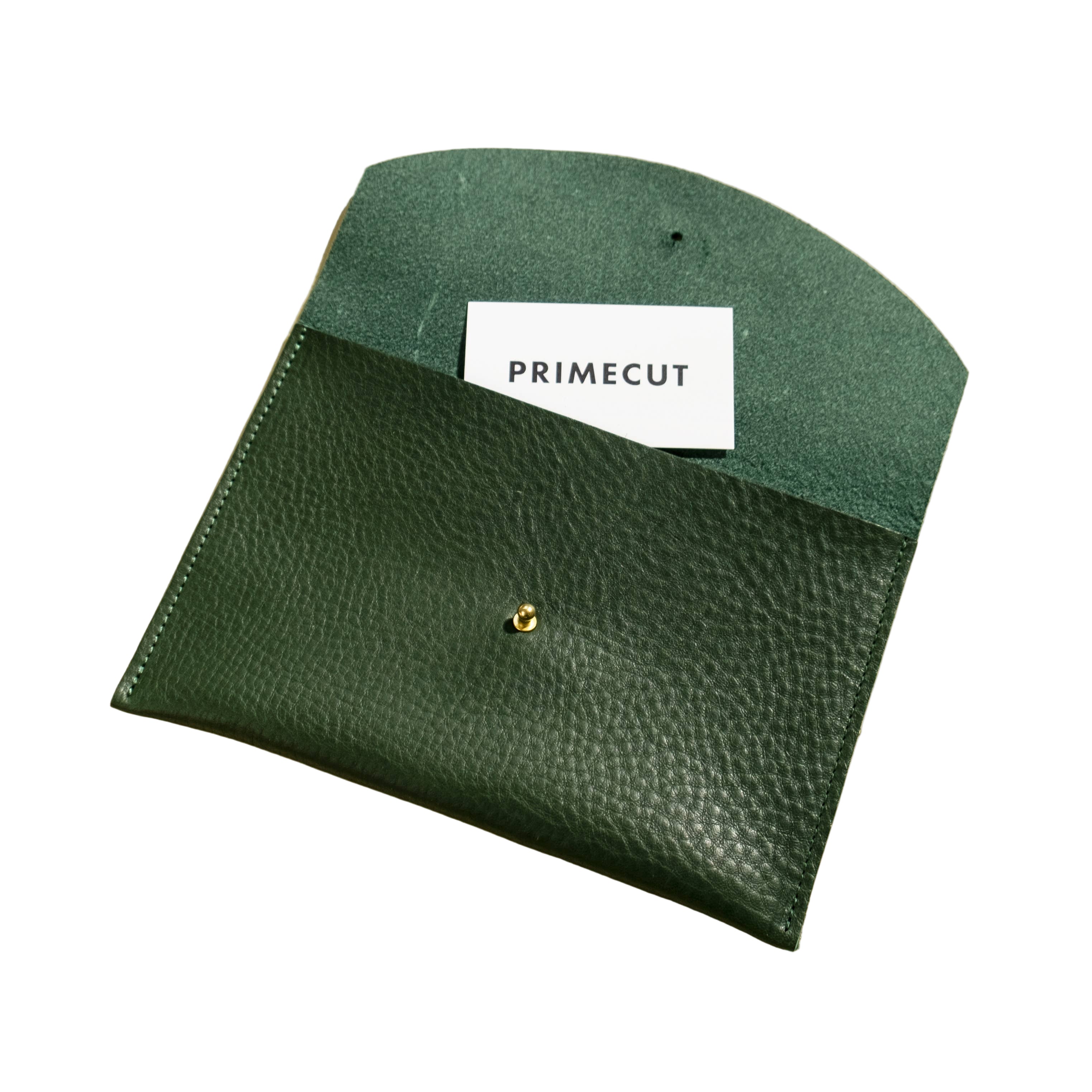 Envelope Pouch - Kelp Leather