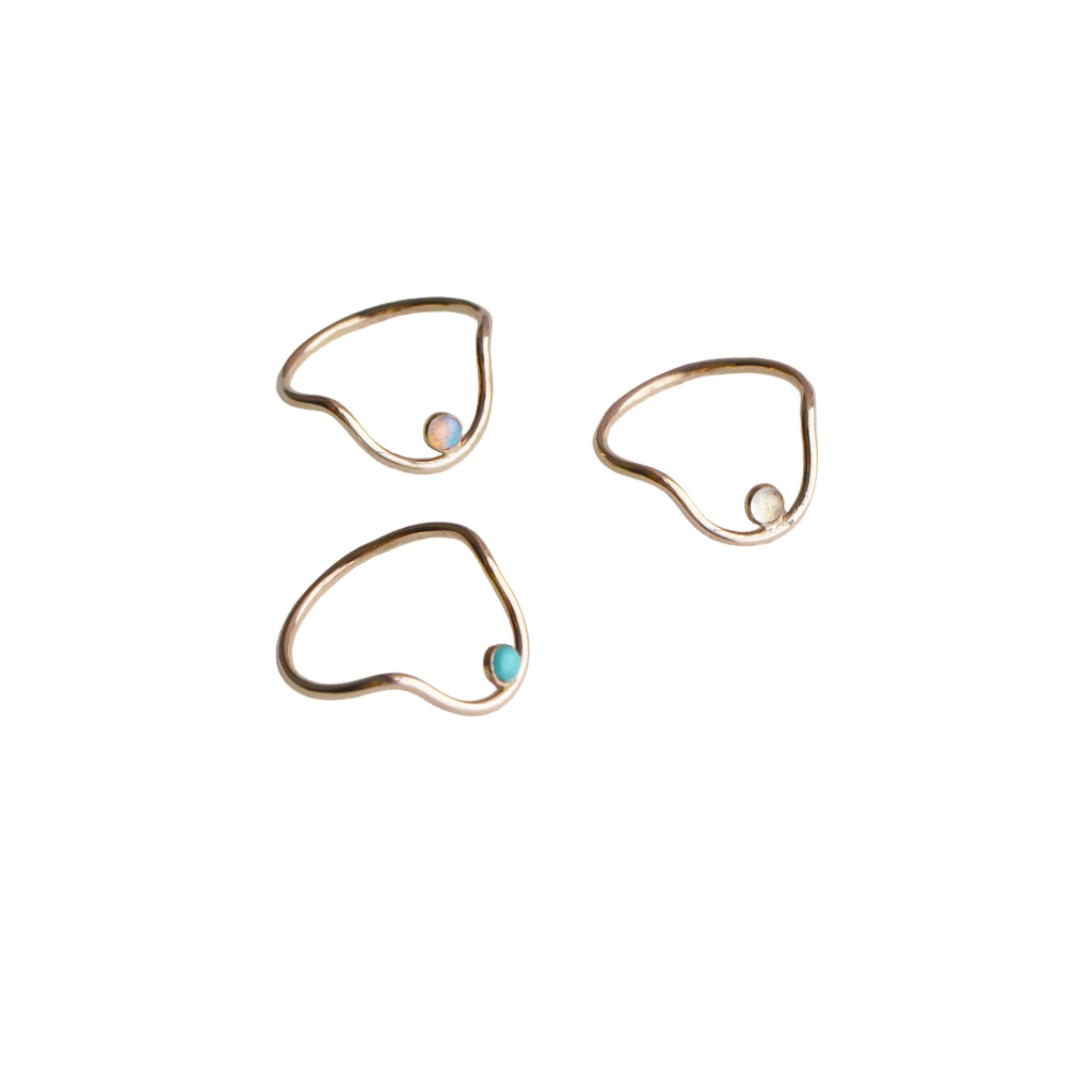 Balanced Moonstone Ring