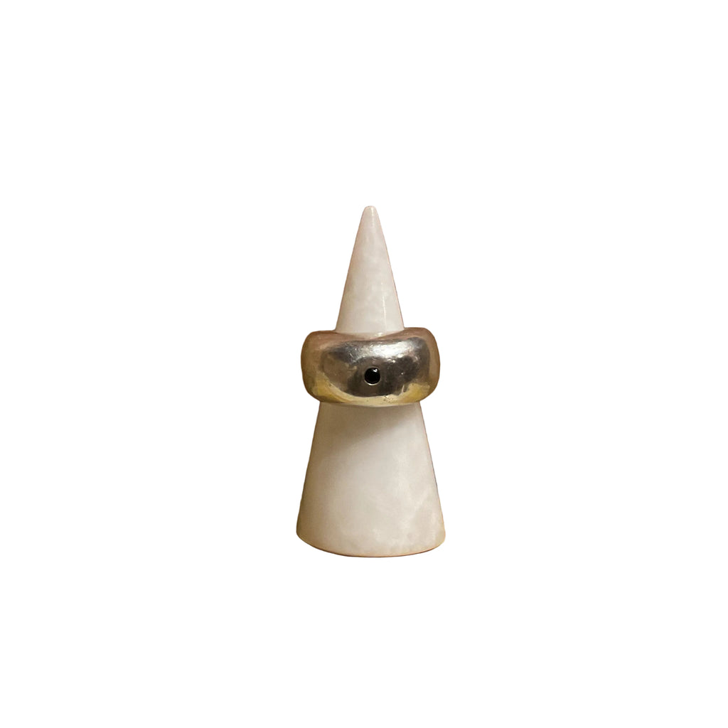 Onyx Sweet Roll Ring