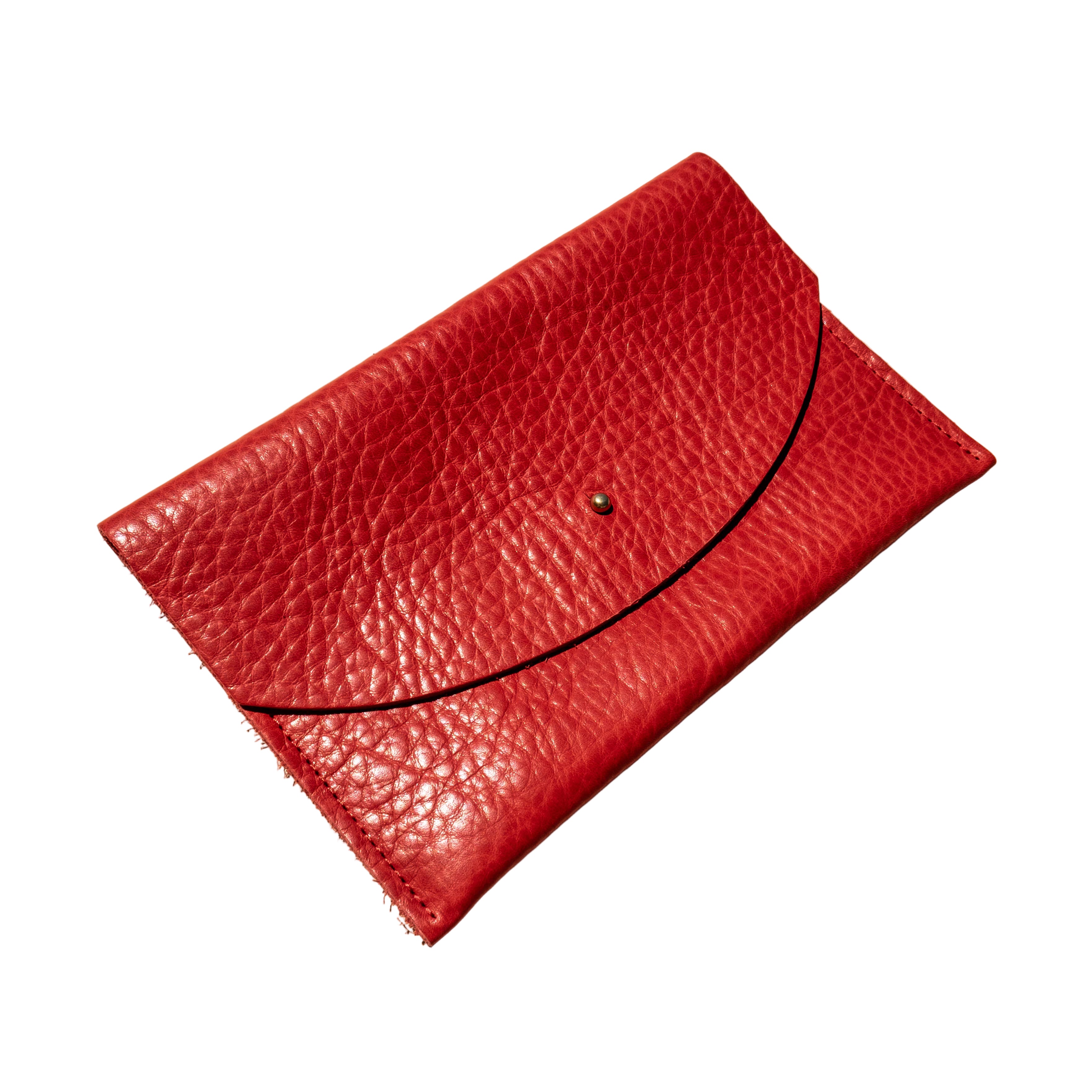 Envelope Pouch - Tomato Leather