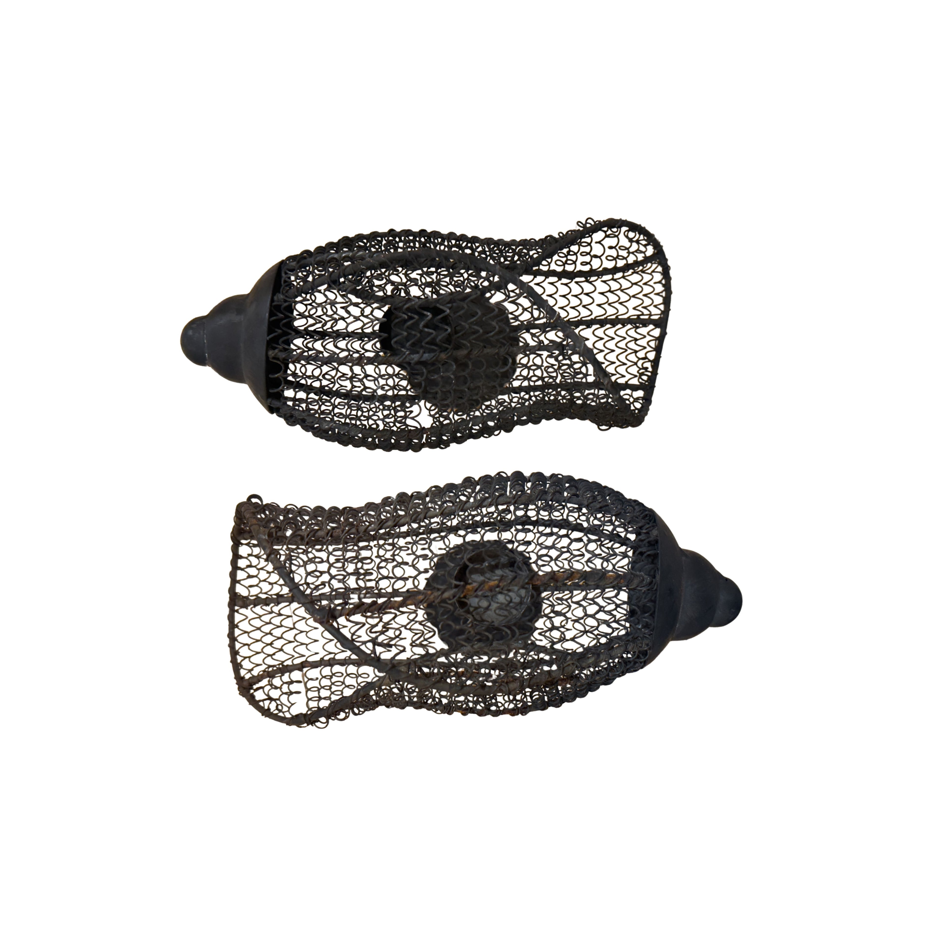 Nautilus Shell Candleholders, Pair