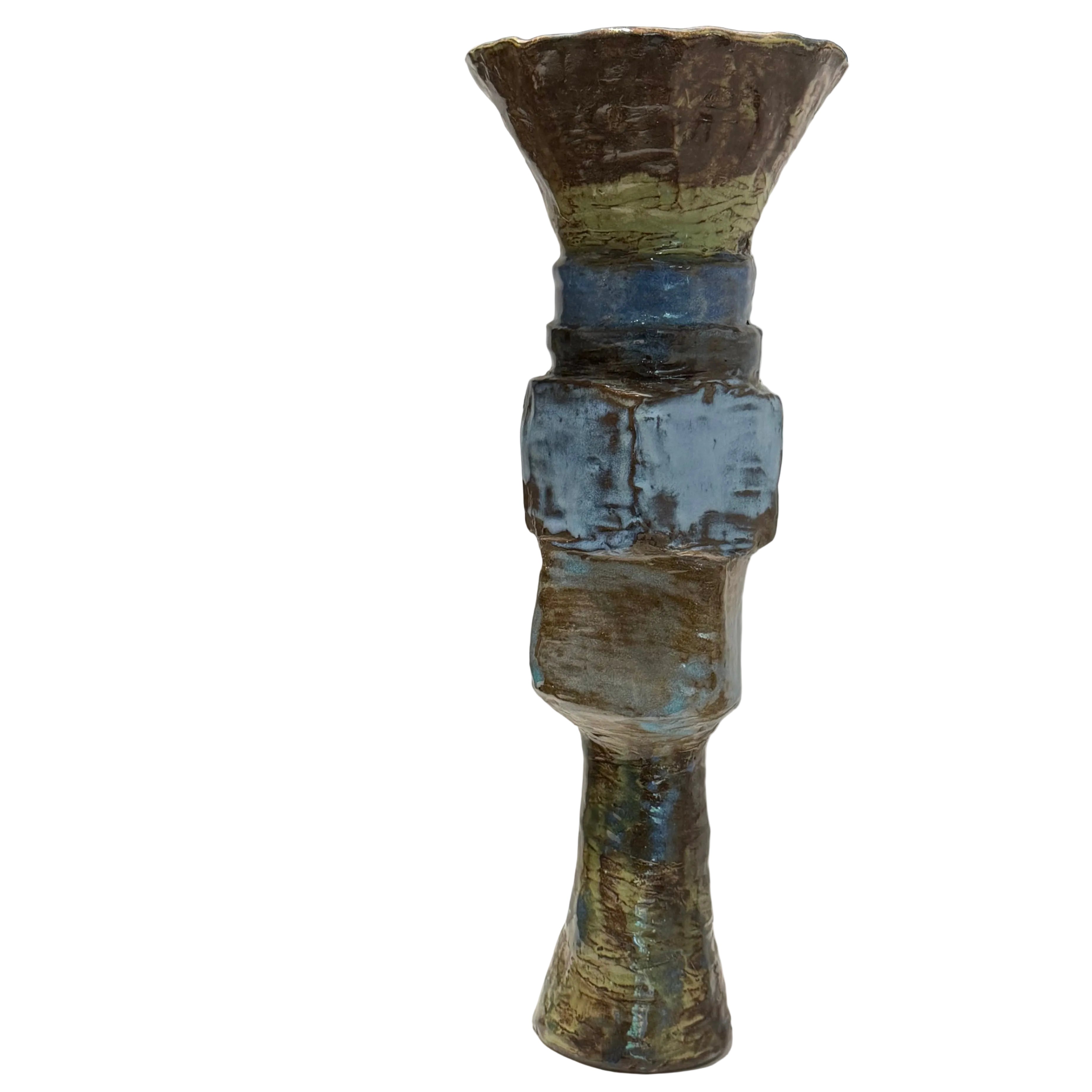 Tivoli Tile Works Sculptural Square Form Vase