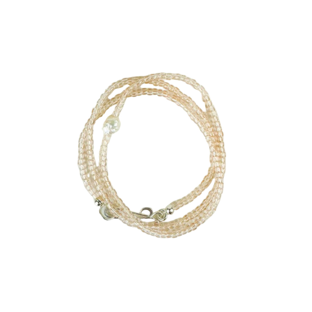 The Khadi Necklace, Light Pink Trance