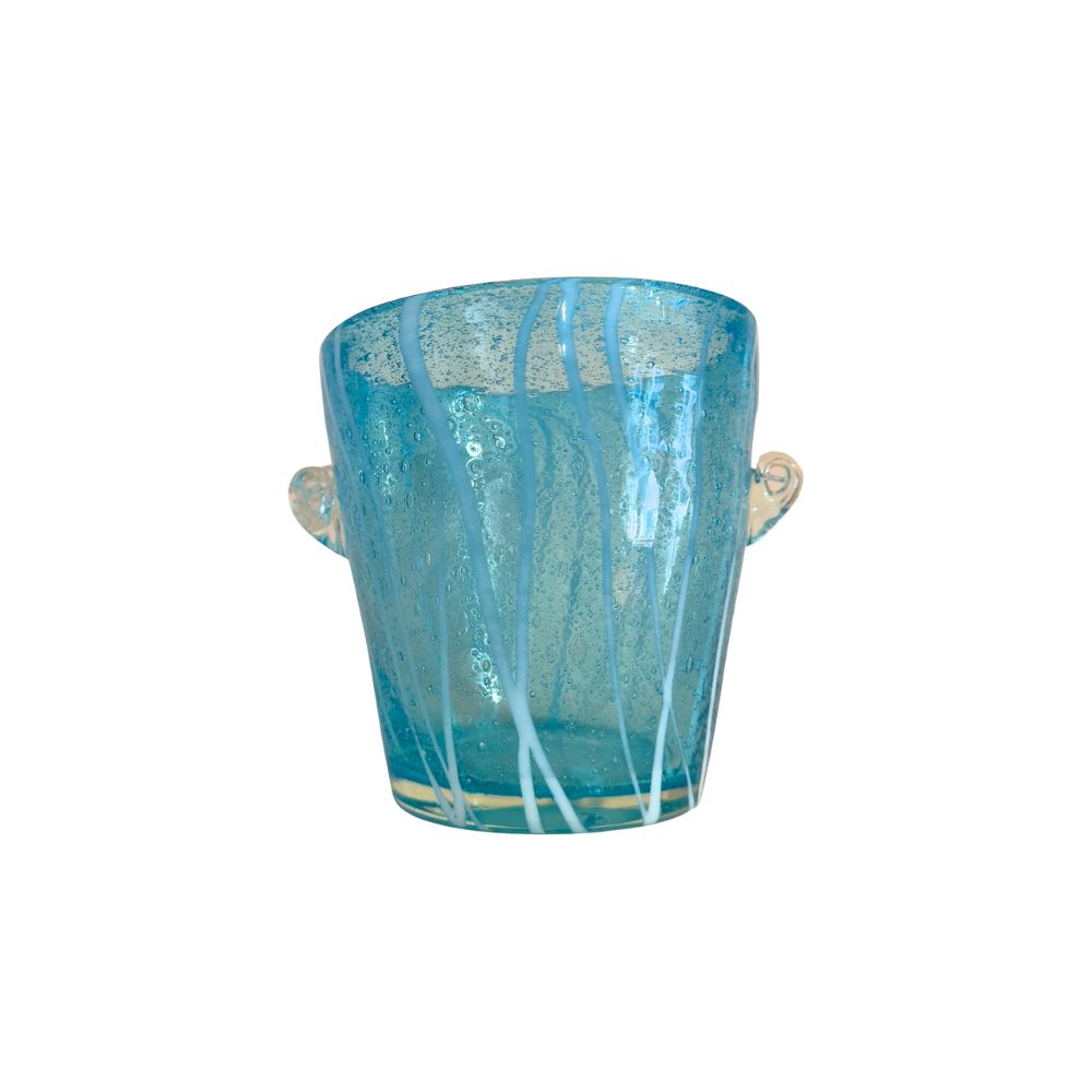 Handblown Glass Ice Bucket, Venini