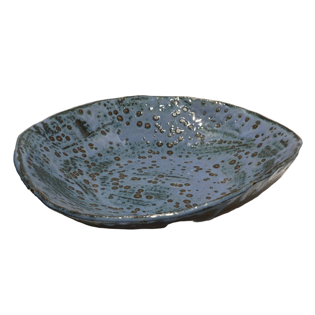 Tivoli Tile Works Small Serving Bowl, Spotty Metallic