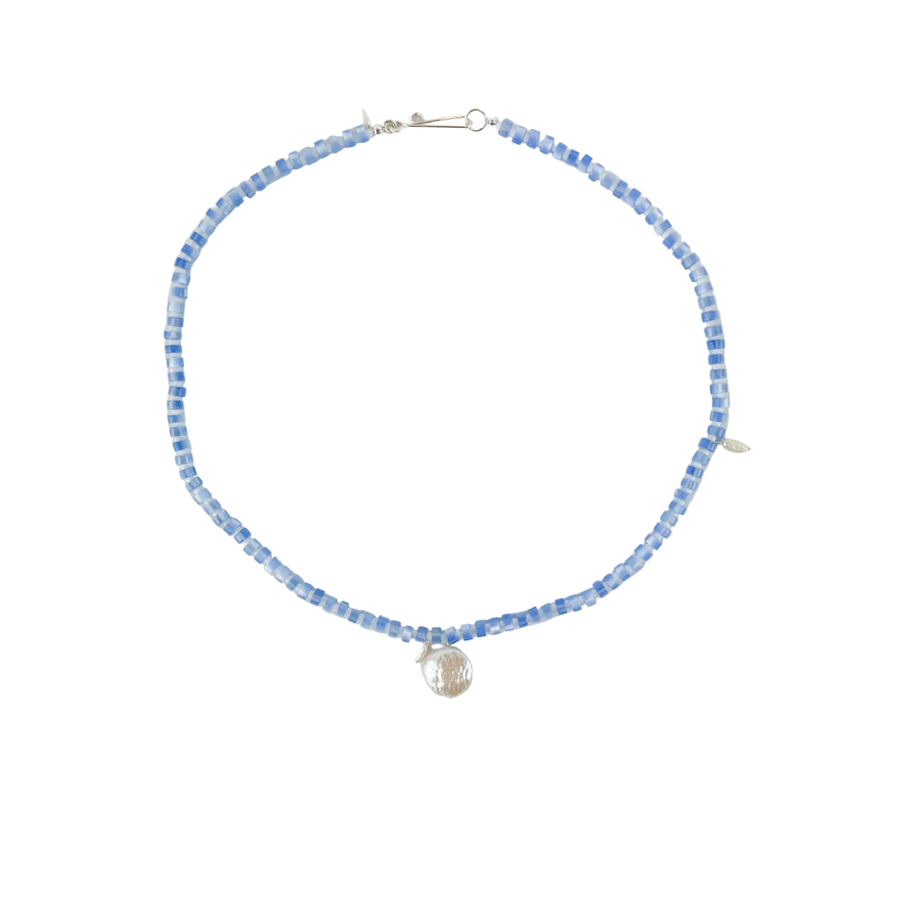 The Galileo Galilei - Blue/White: 15" / Sterling Silver