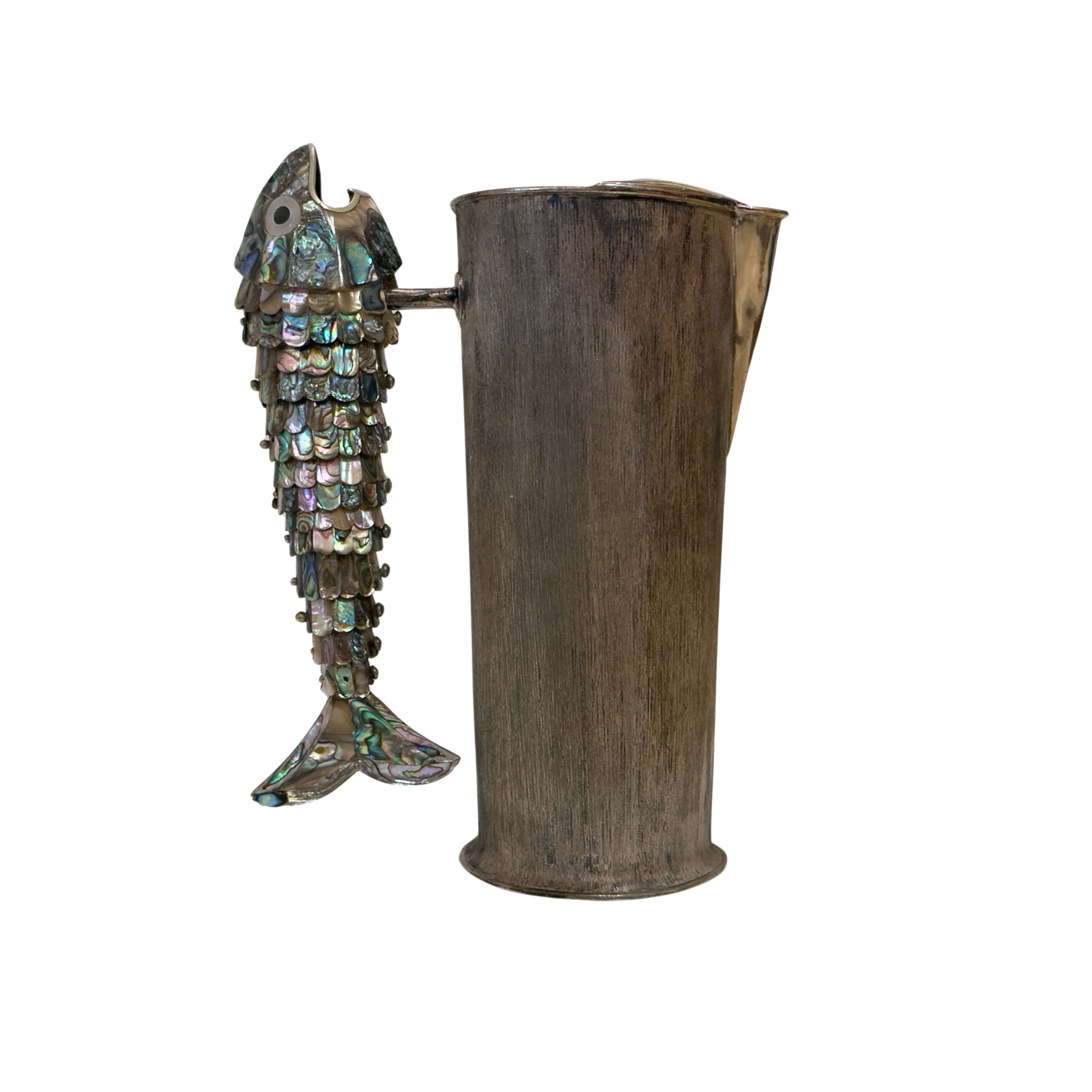 Pitcher with Articulating Fish Handle