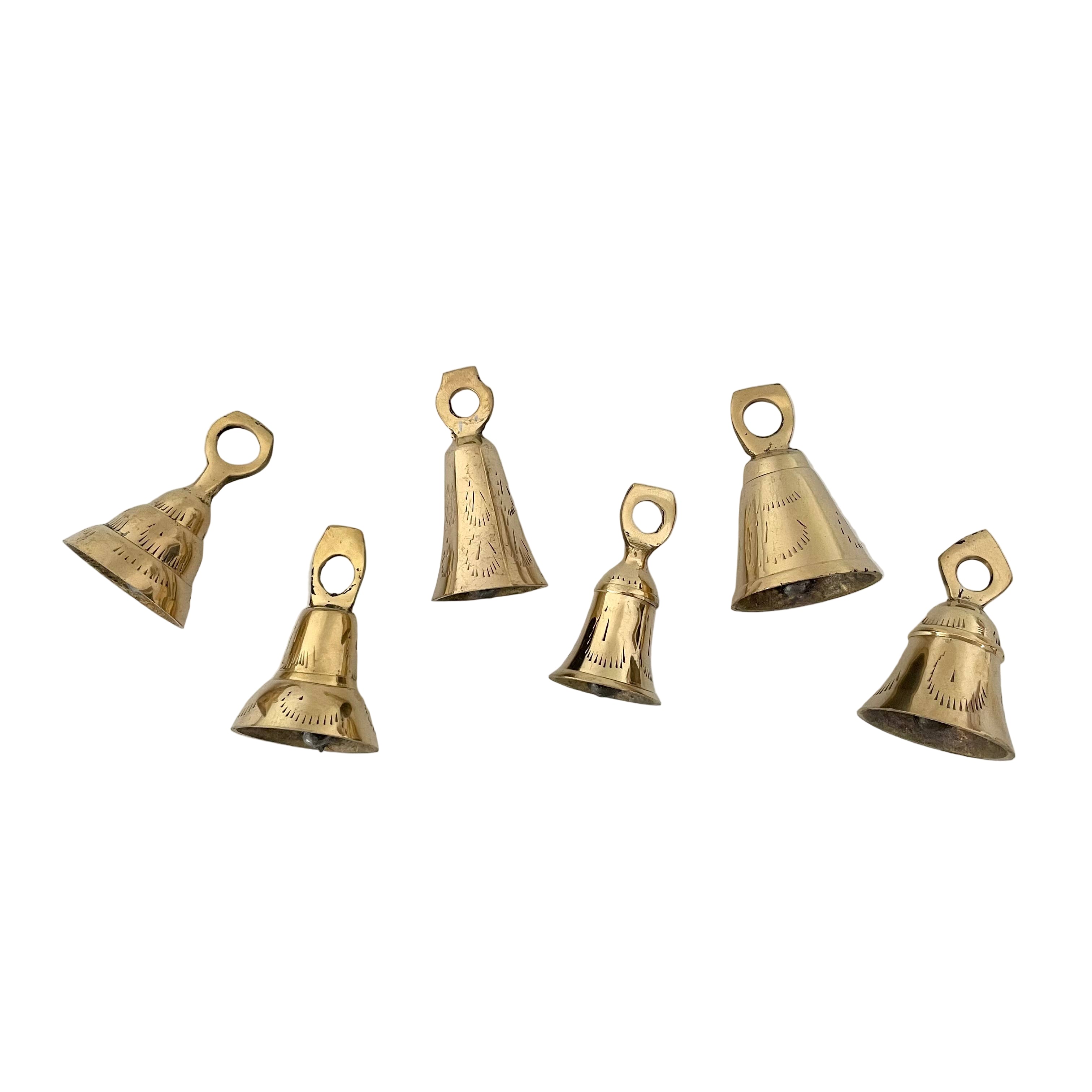 Handmade Brass Bells, 2 1/2”