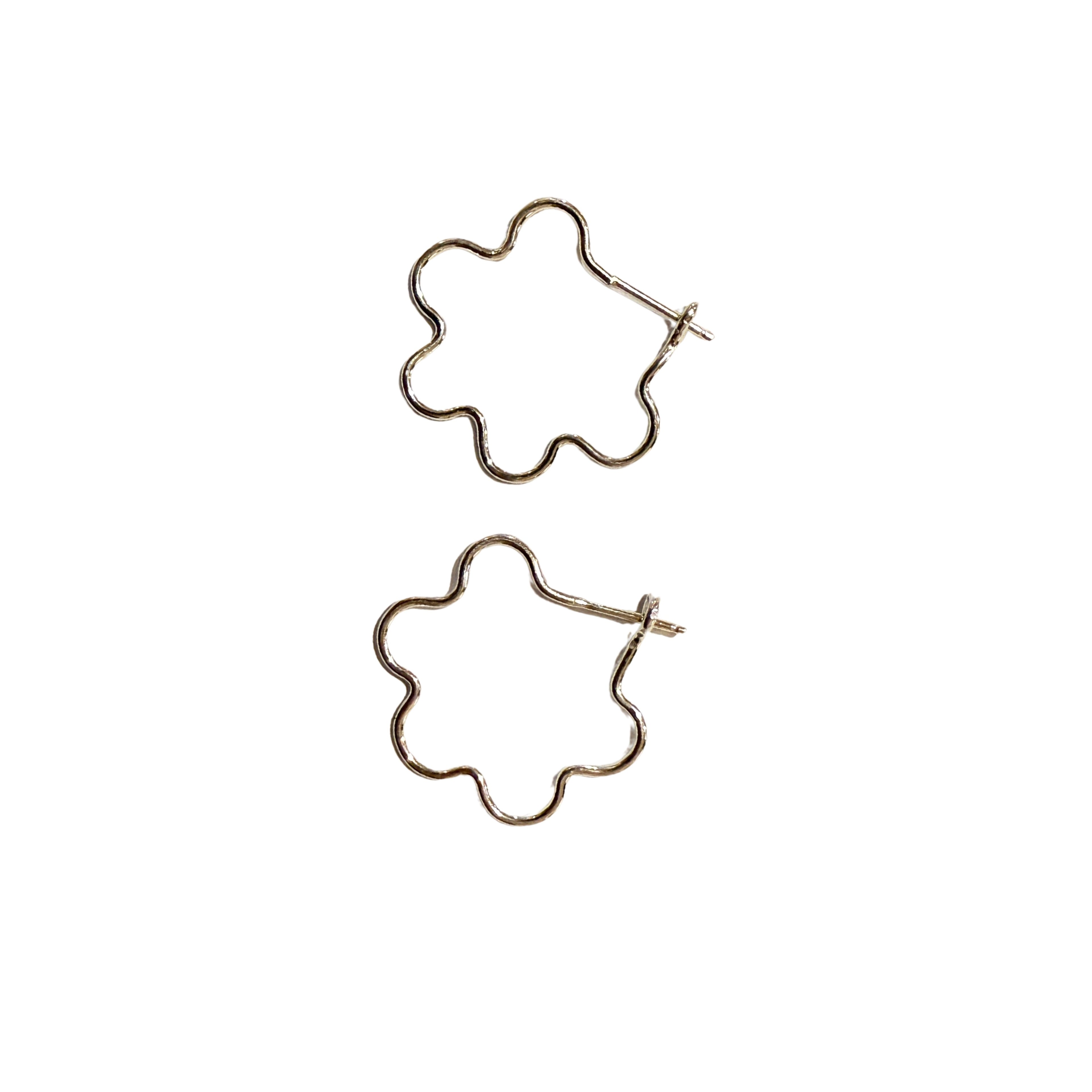 Mini Flora Hoop Earrings