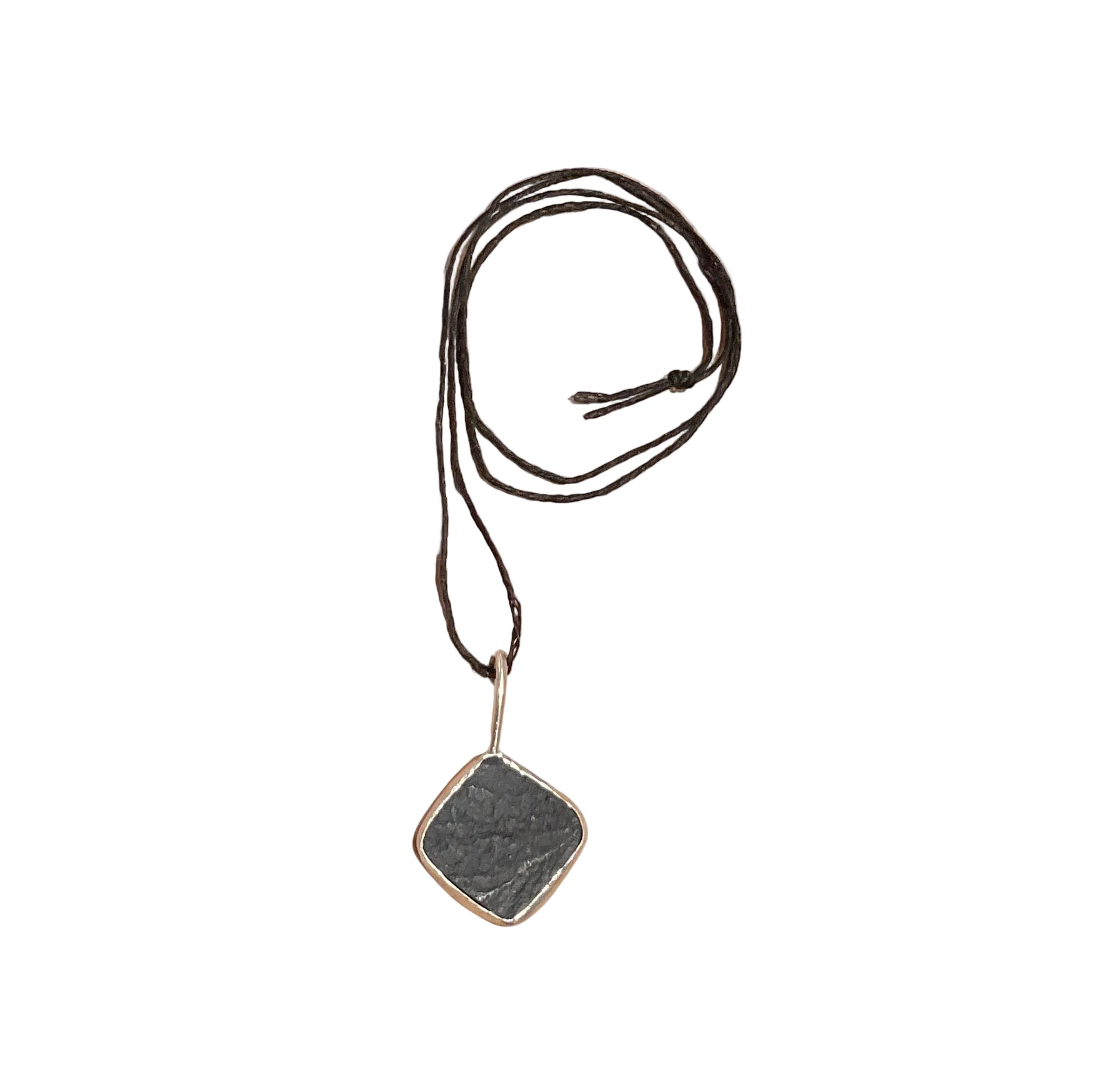 Black Jade Pendant Necklace