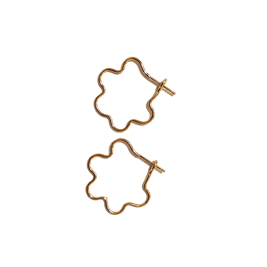 Mini Flora Hoop Earrings