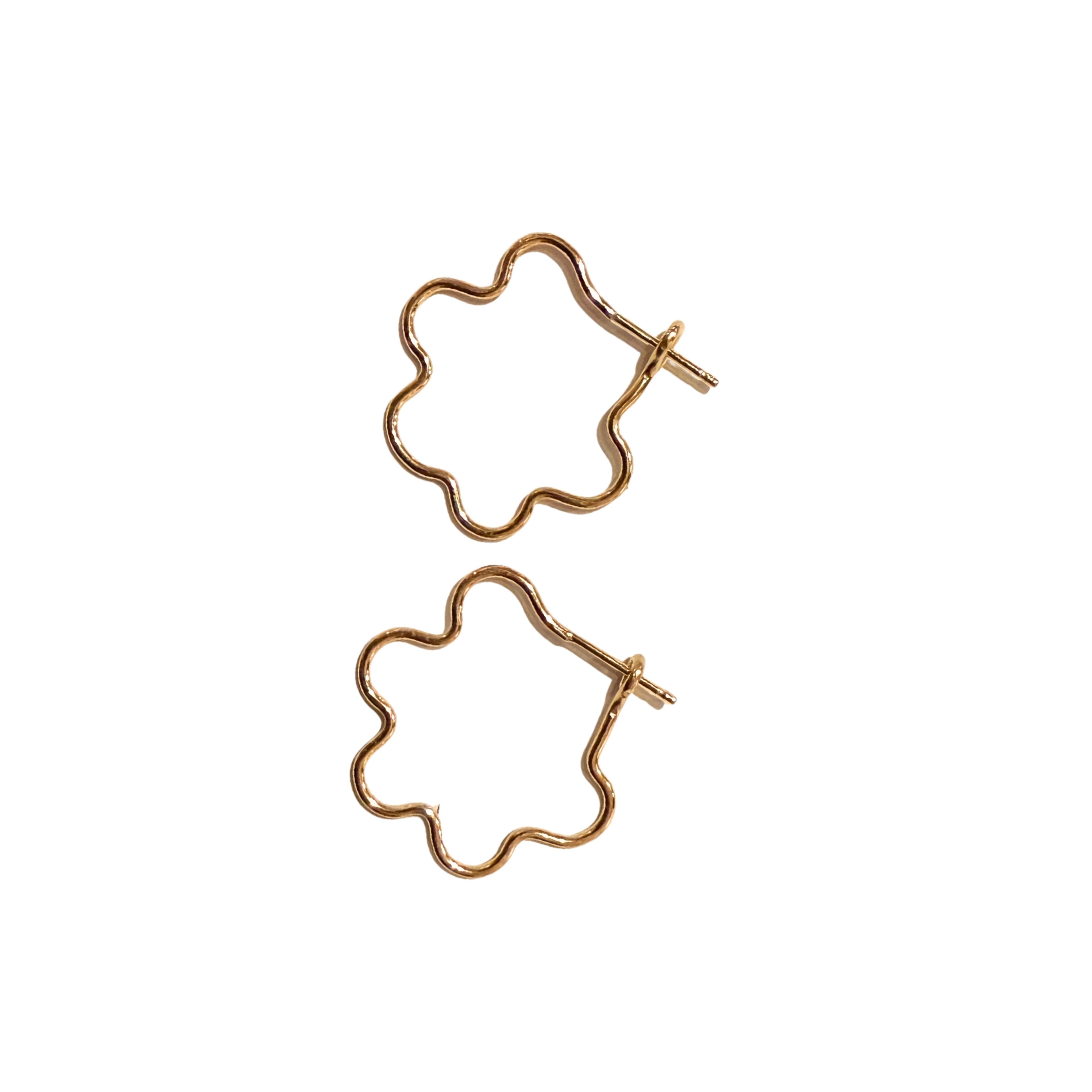 Mini Flora Hoop Earrings