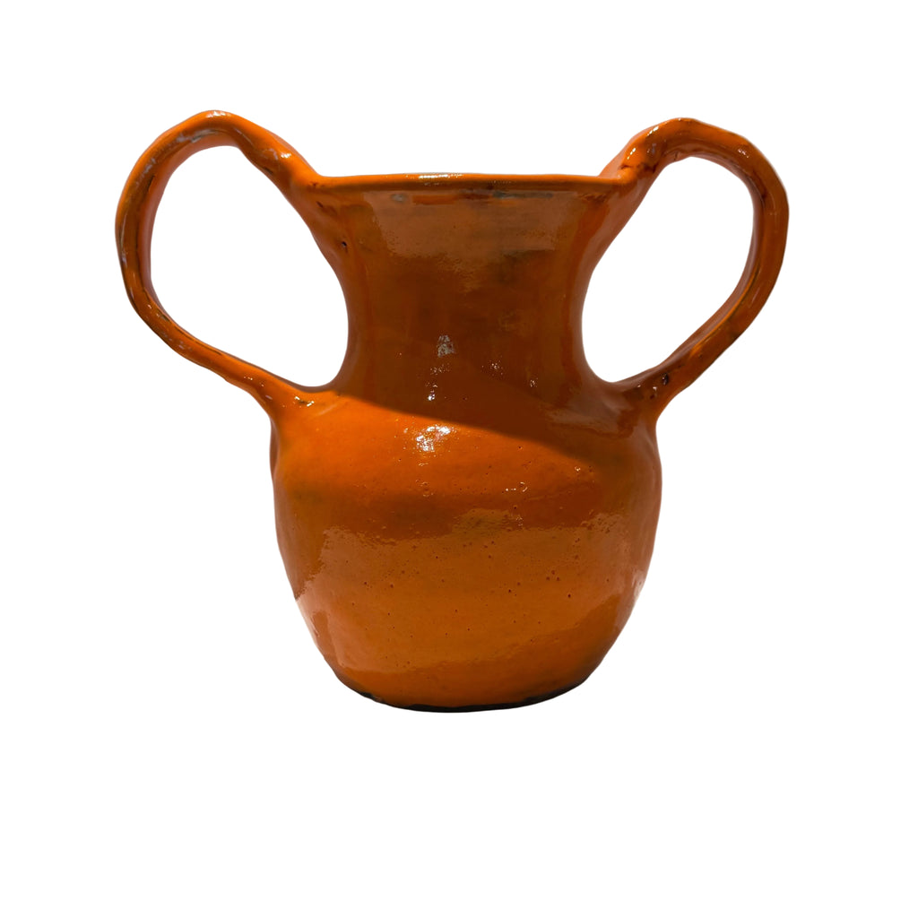 Tivoli Tile Works Orange Amphora Vase