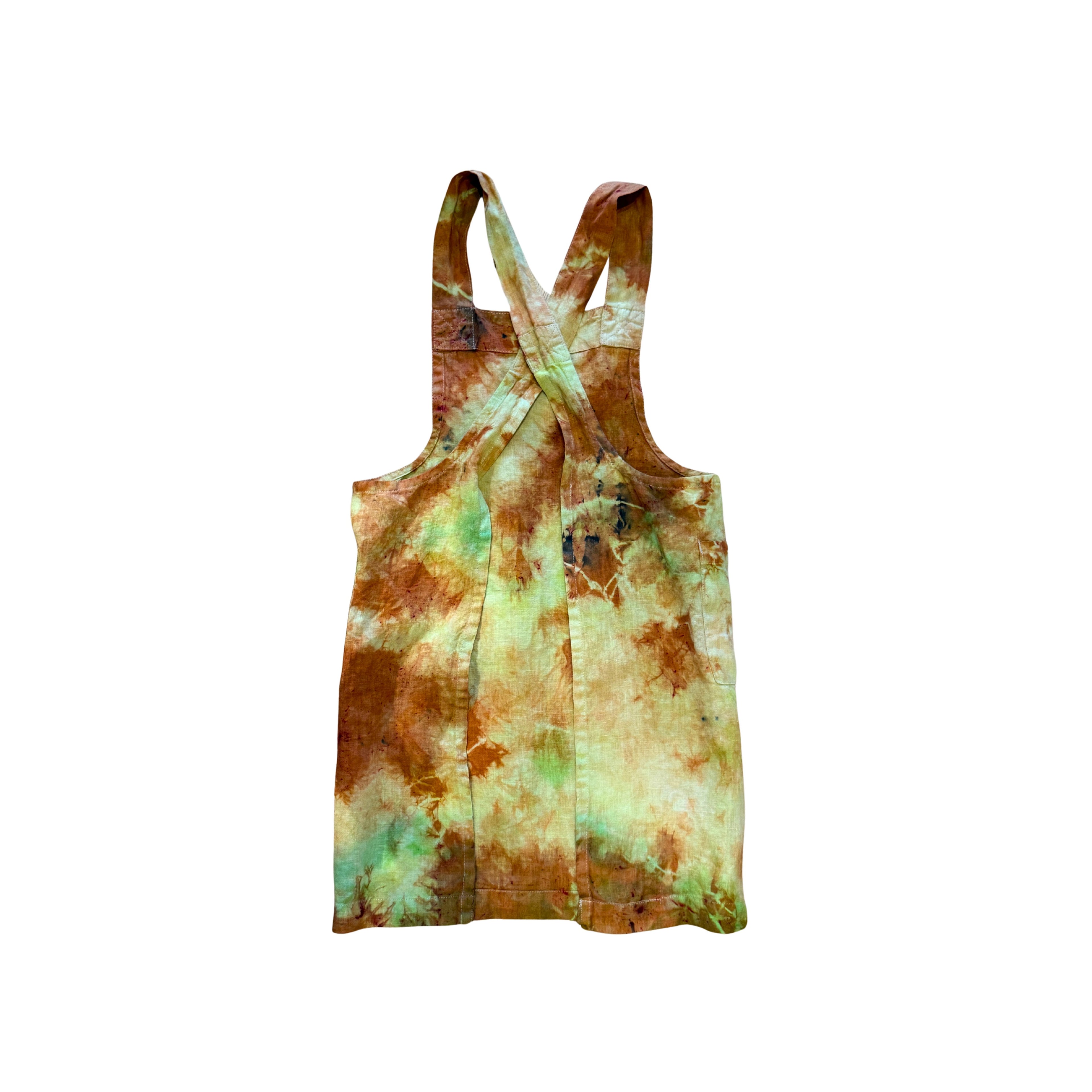 Ad Astra Ice Dyed Linen Apron, Kids