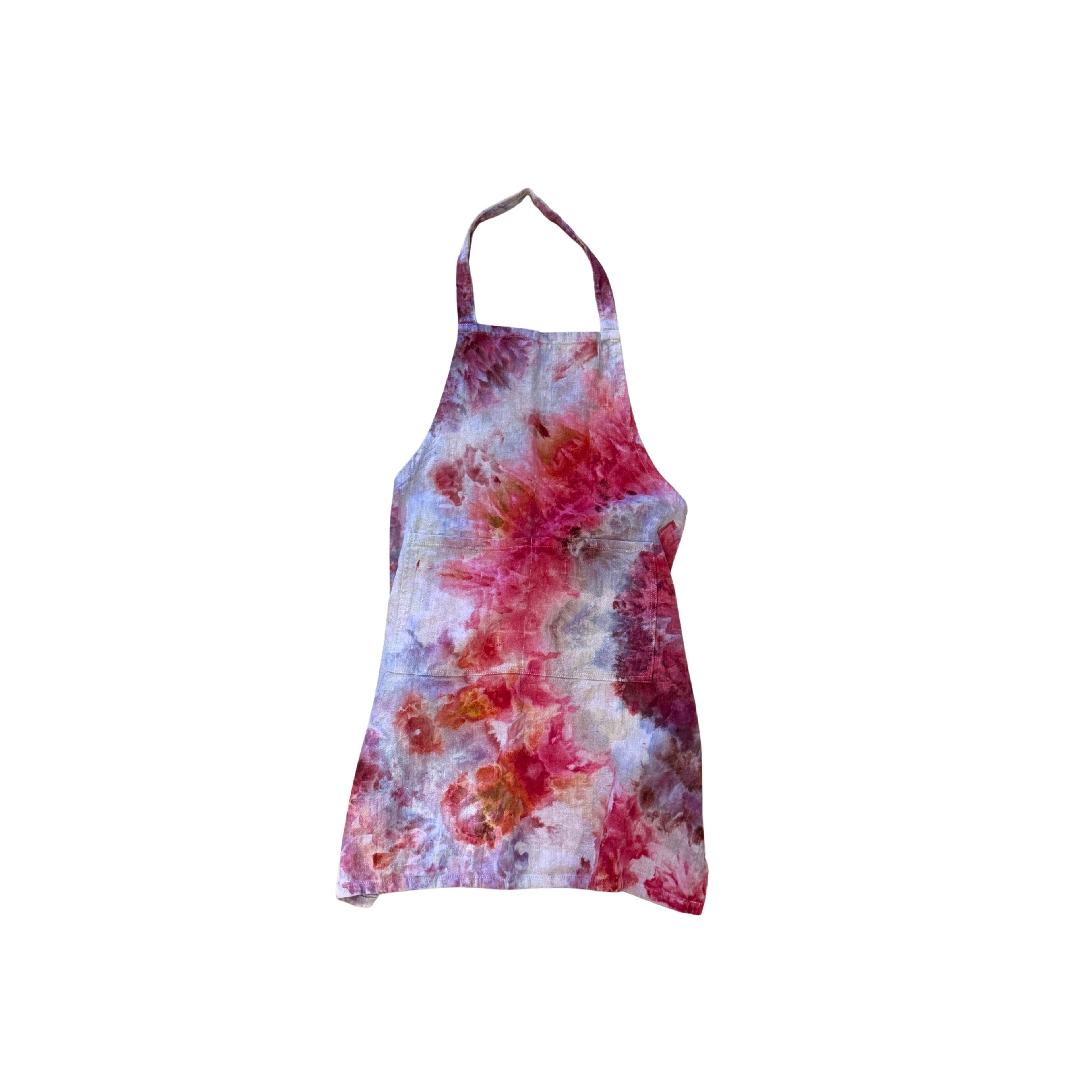 Ad Astra Ice Dyed Linen Apron, Adult