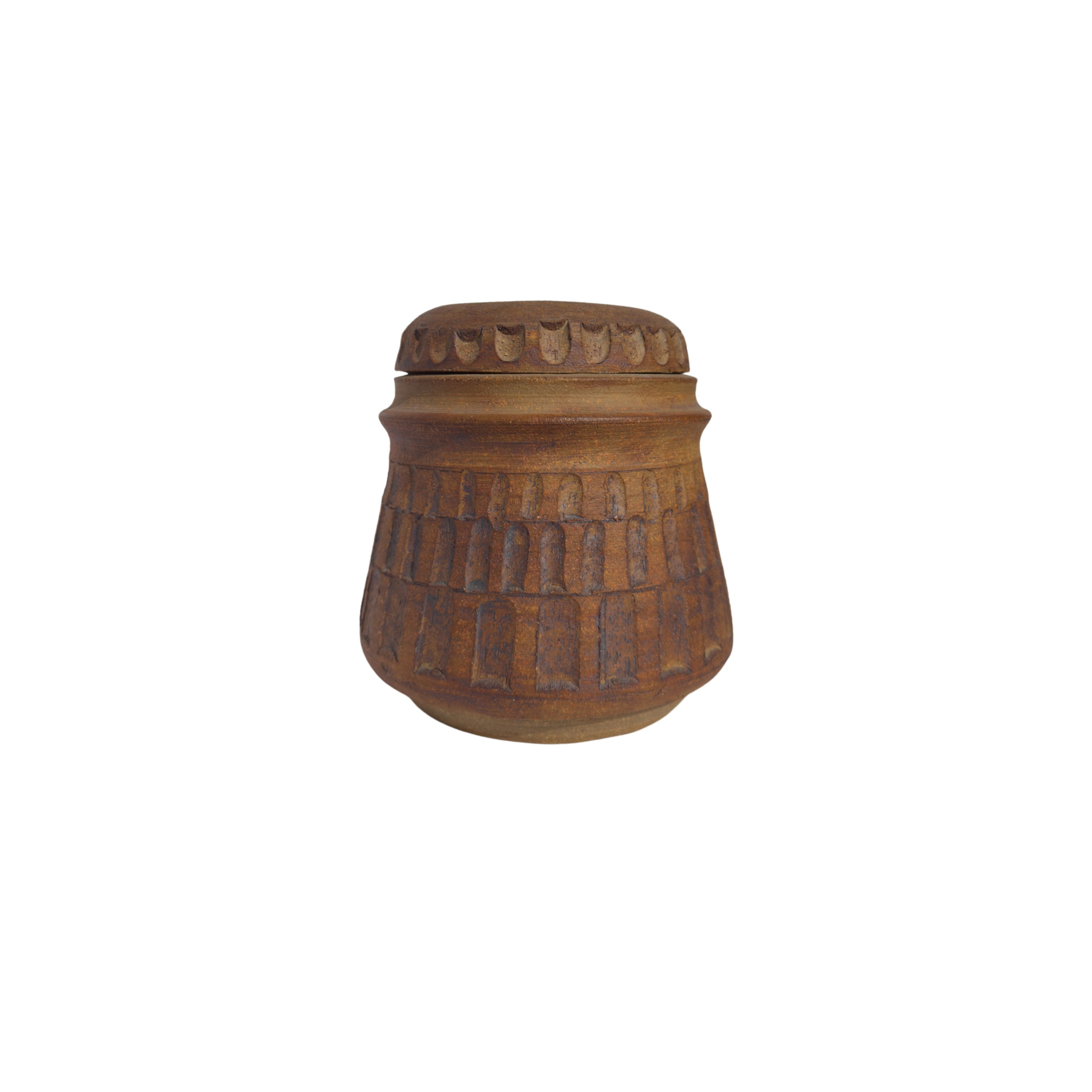 Studio Pottery Lidded Jar