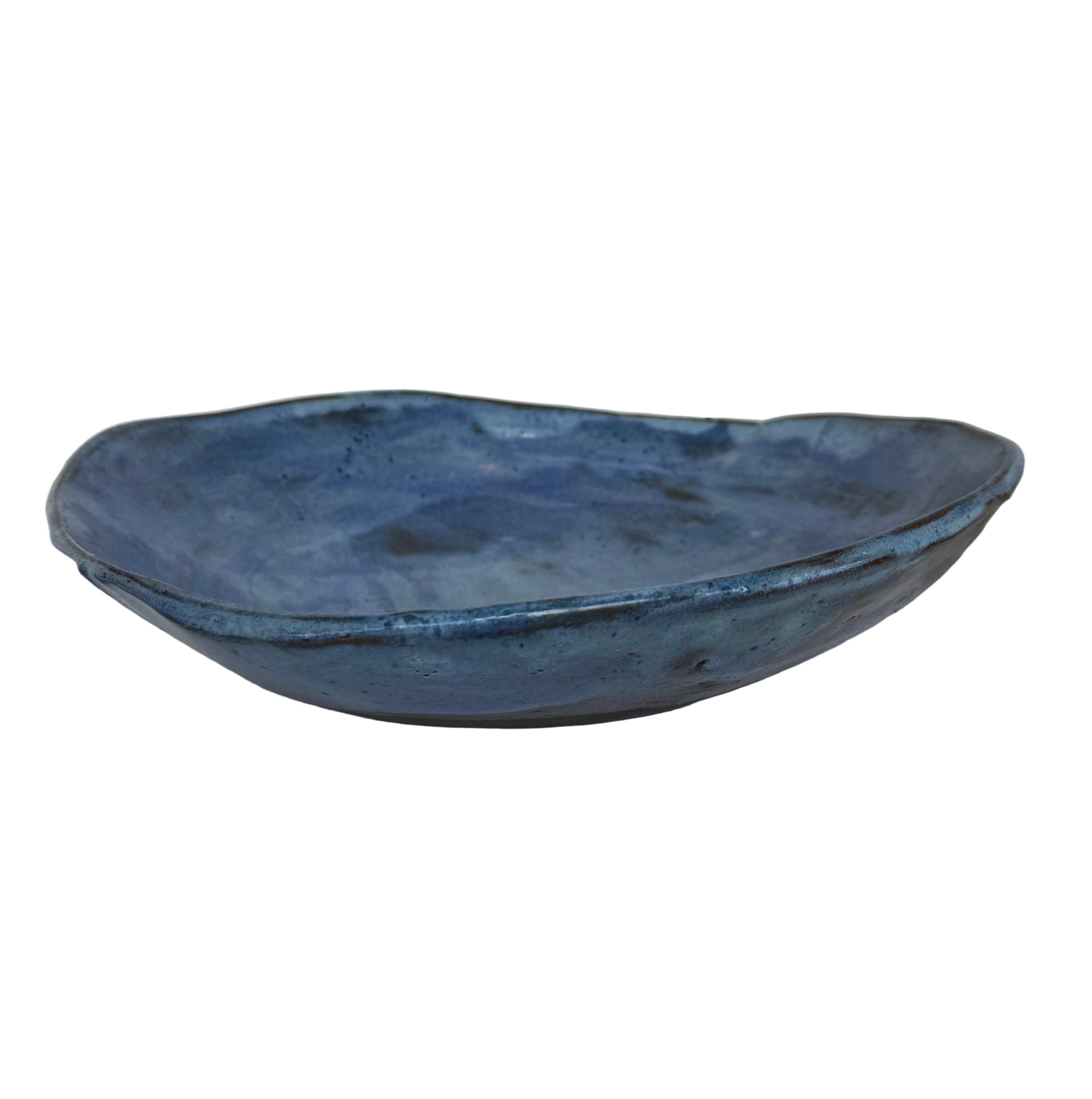 Tivoli Tile Works Small Serving Bowl, Blue