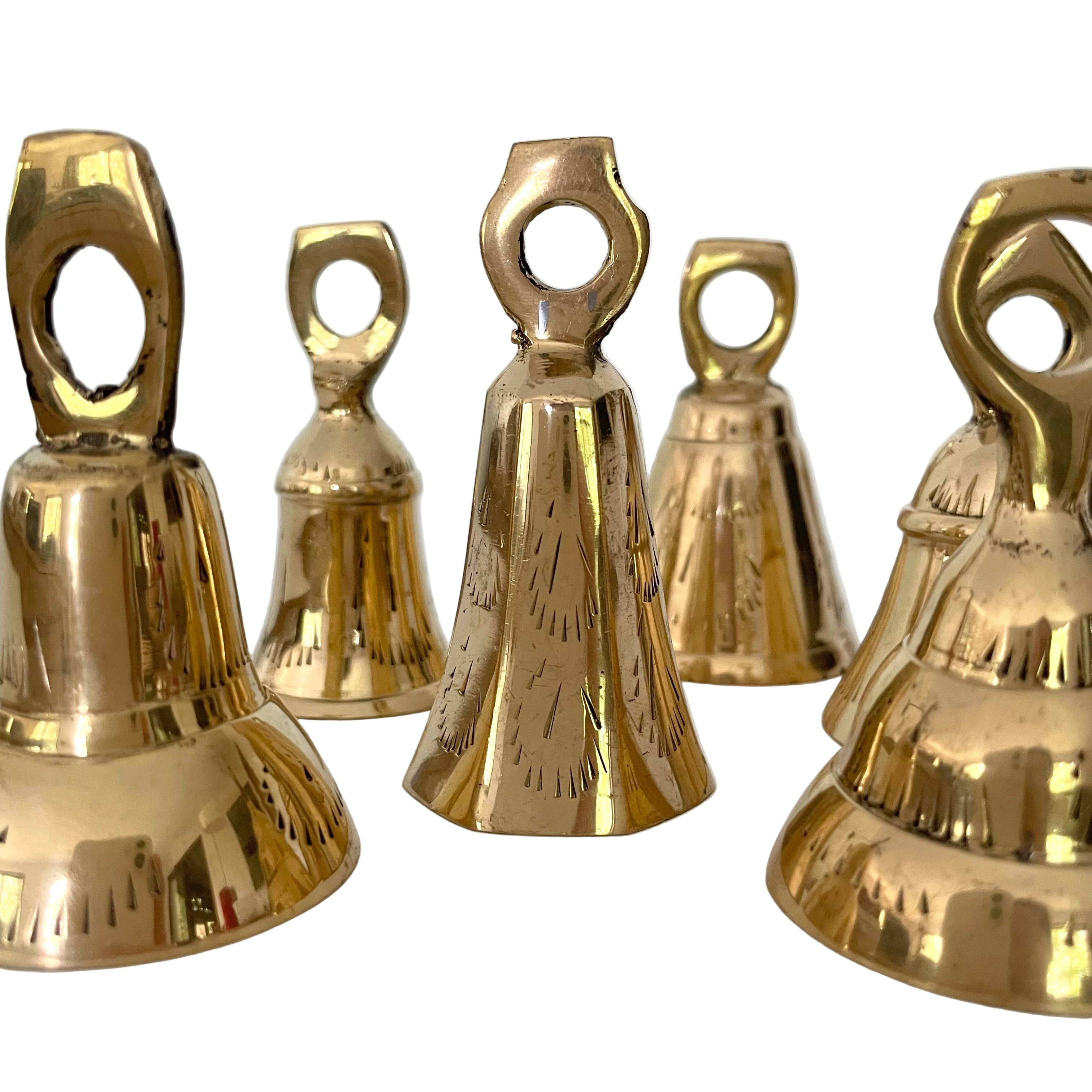 Handmade Brass Bells, 2 1/2”
