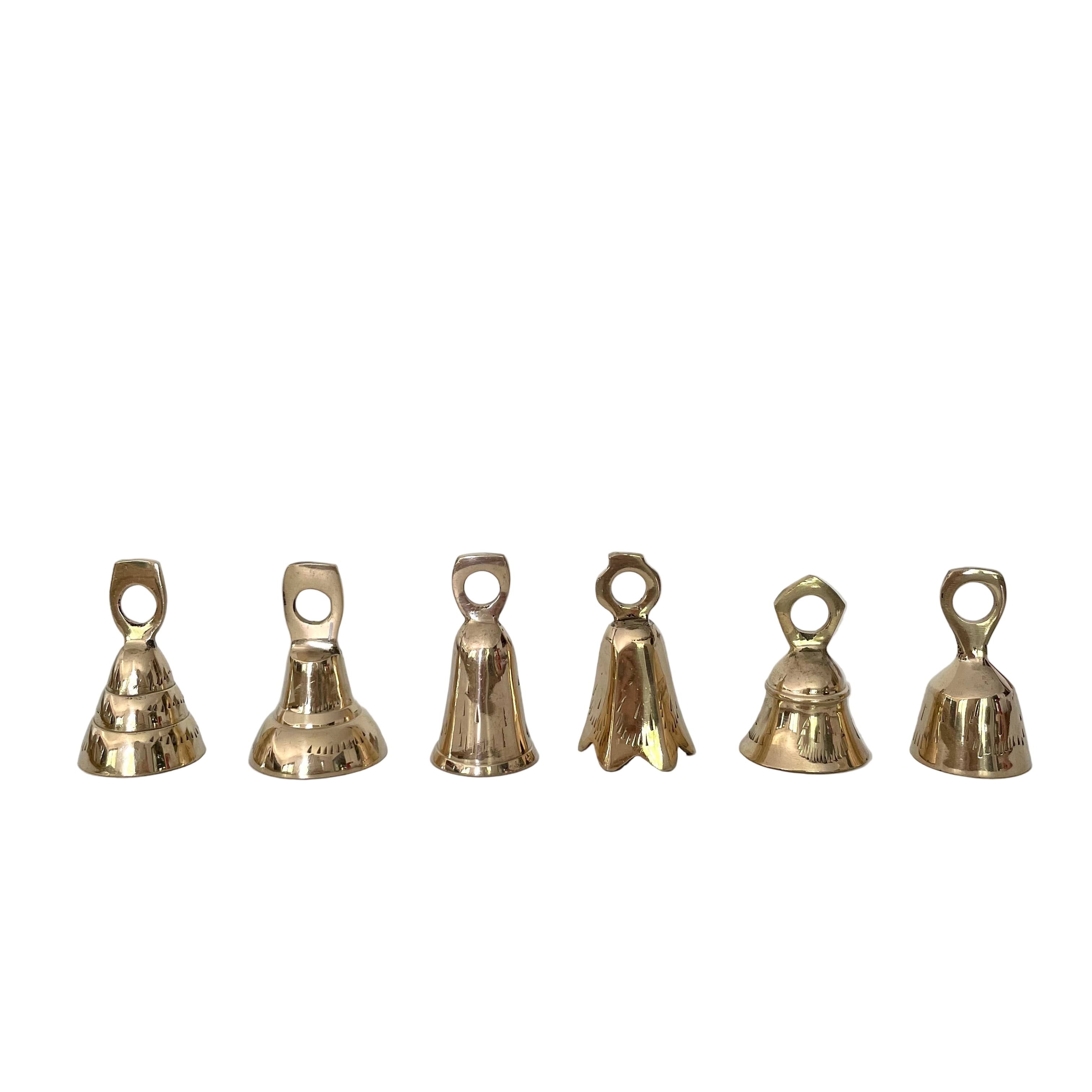 Handmade Brass Bells, 1 3/4"