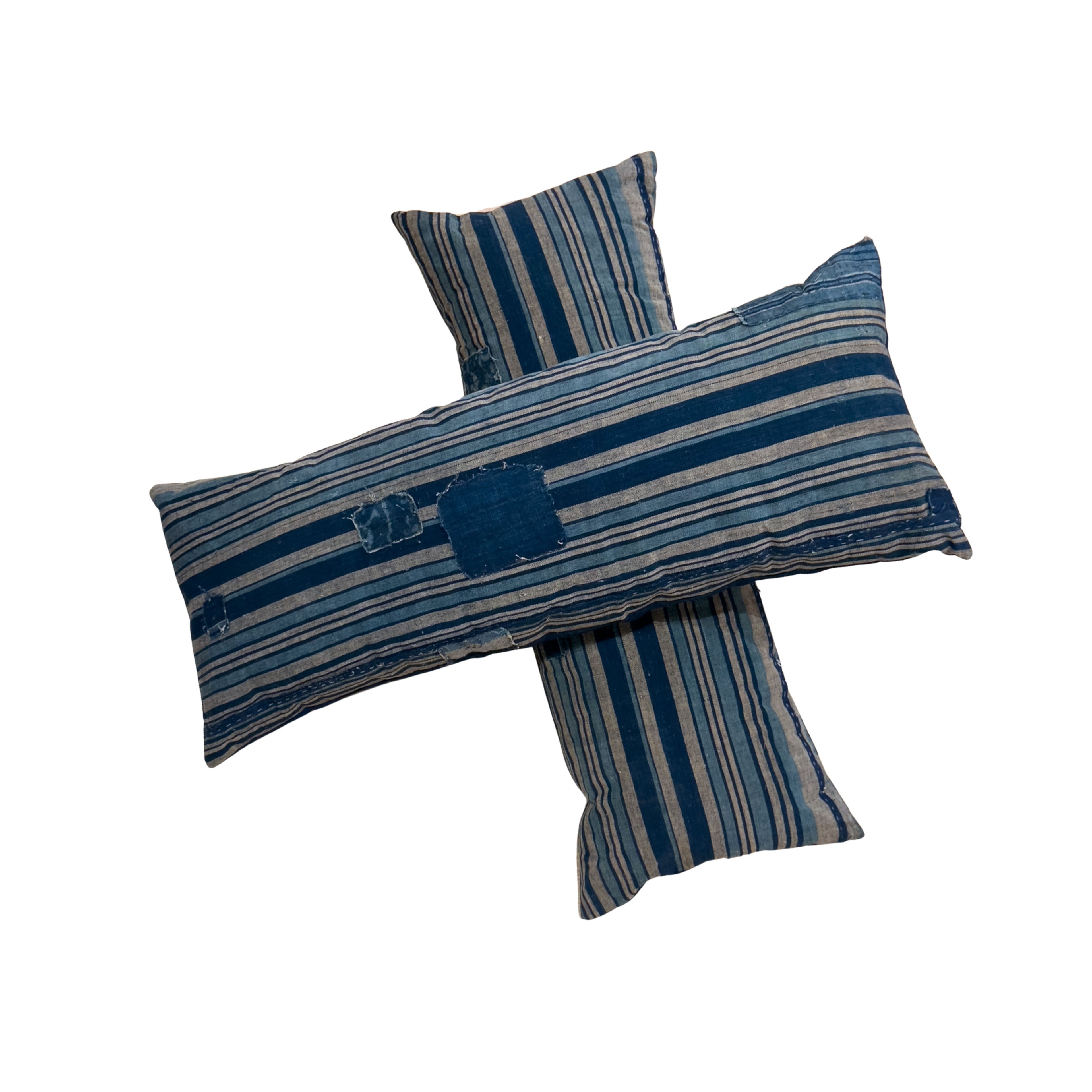 Ad Astra Japanese Boro Lumbar Pillow, Large