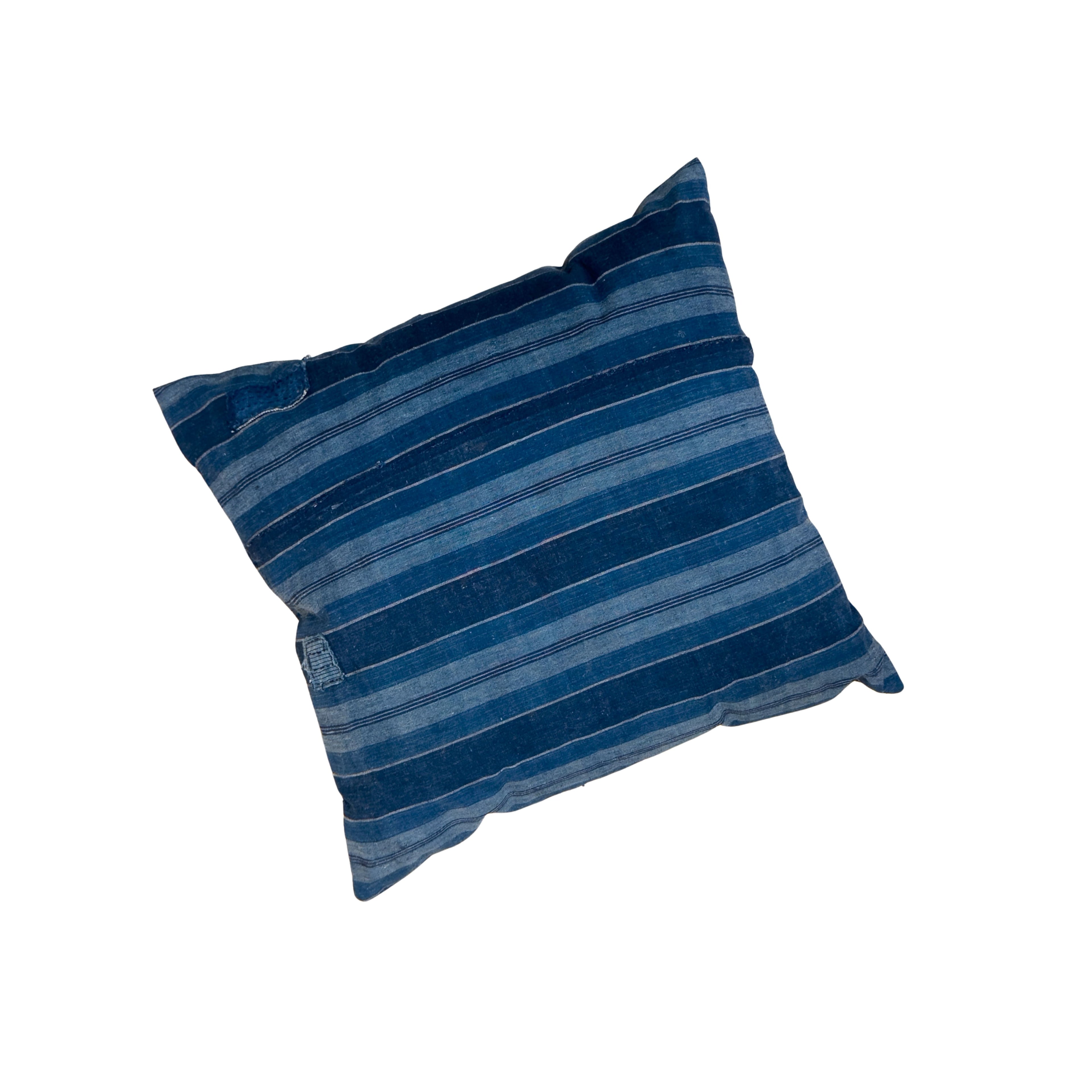 Ad Astra Japanese Boro Throw Pillow, Large