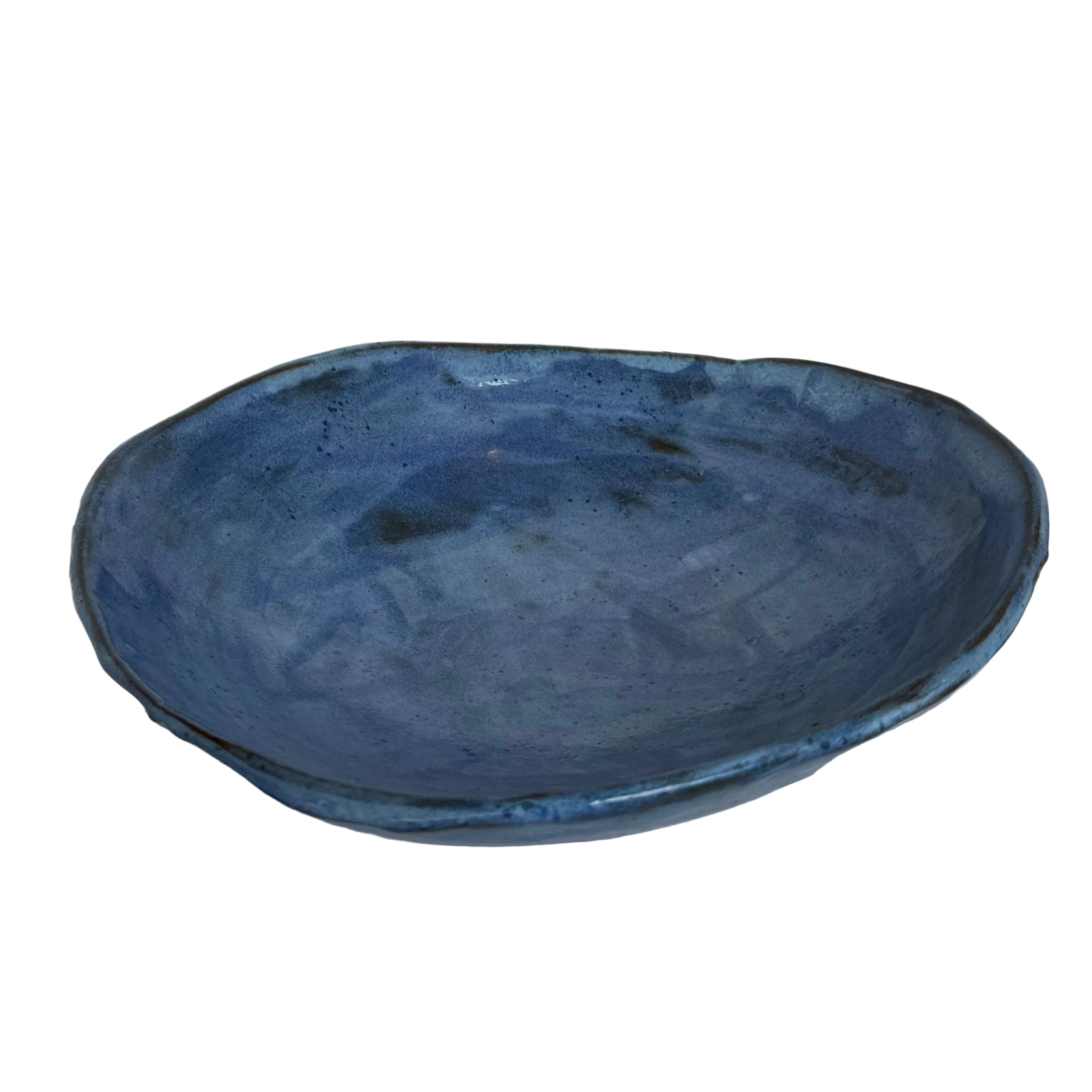 Tivoli Tile Works Small Serving Bowl, Blue