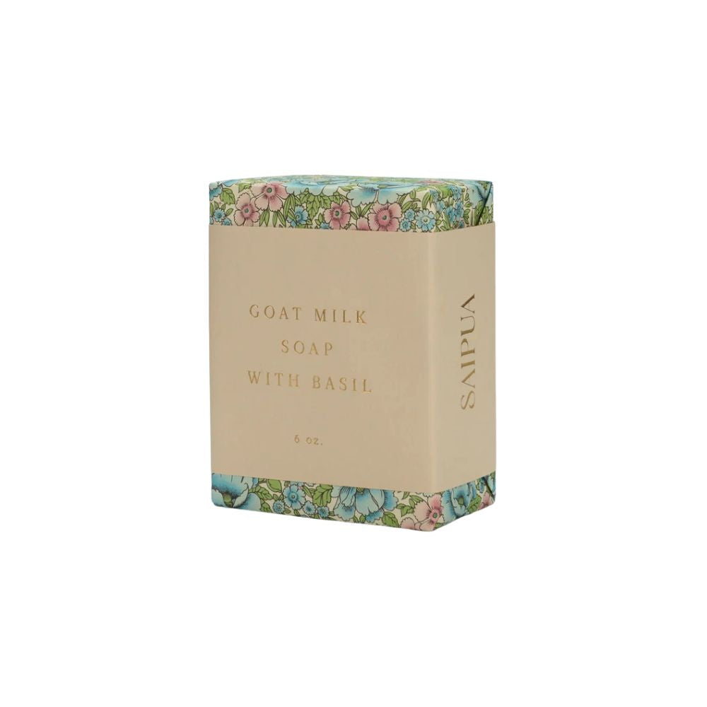 Saipua Goat Milk with Basil Soap