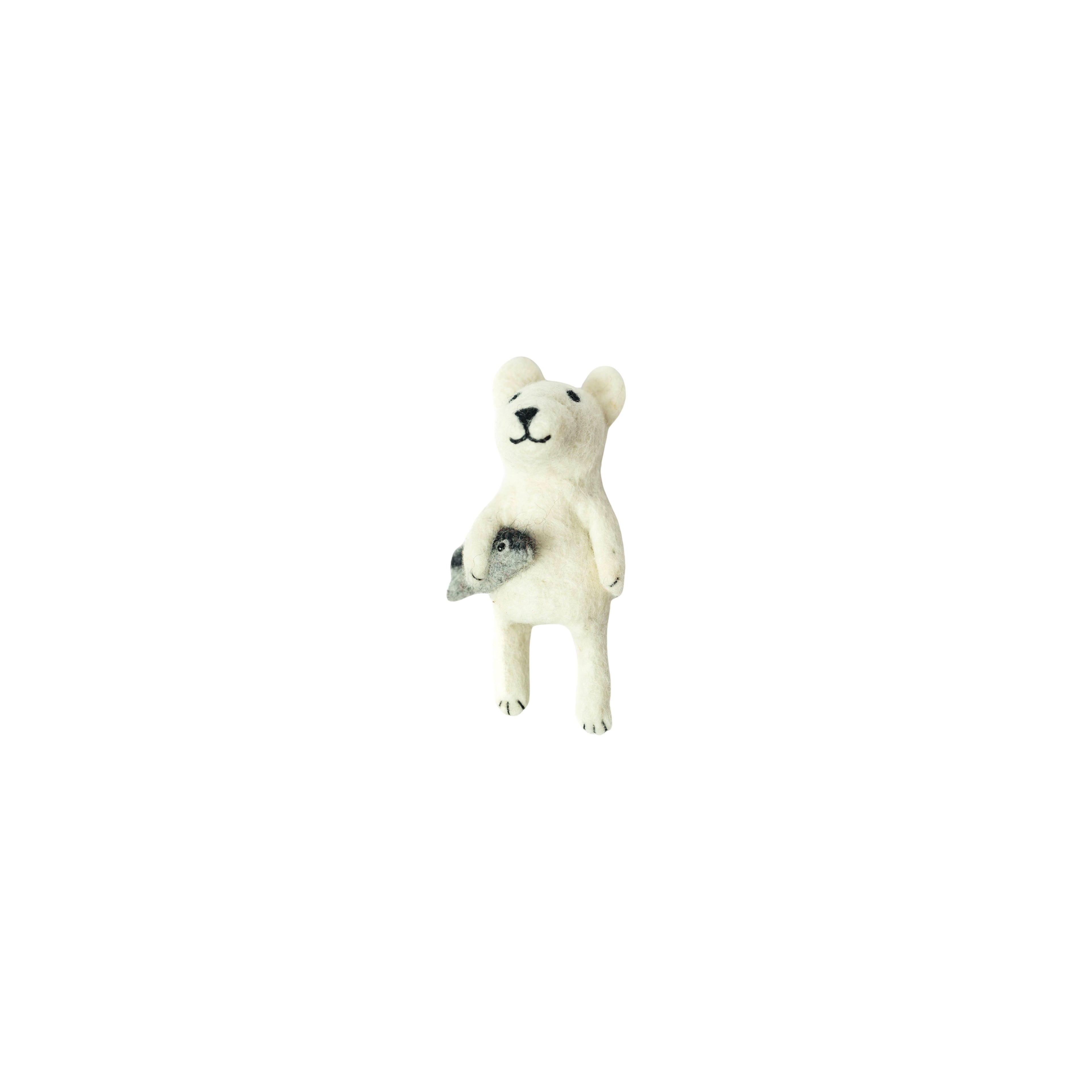 Polar Bear Finger Puppet