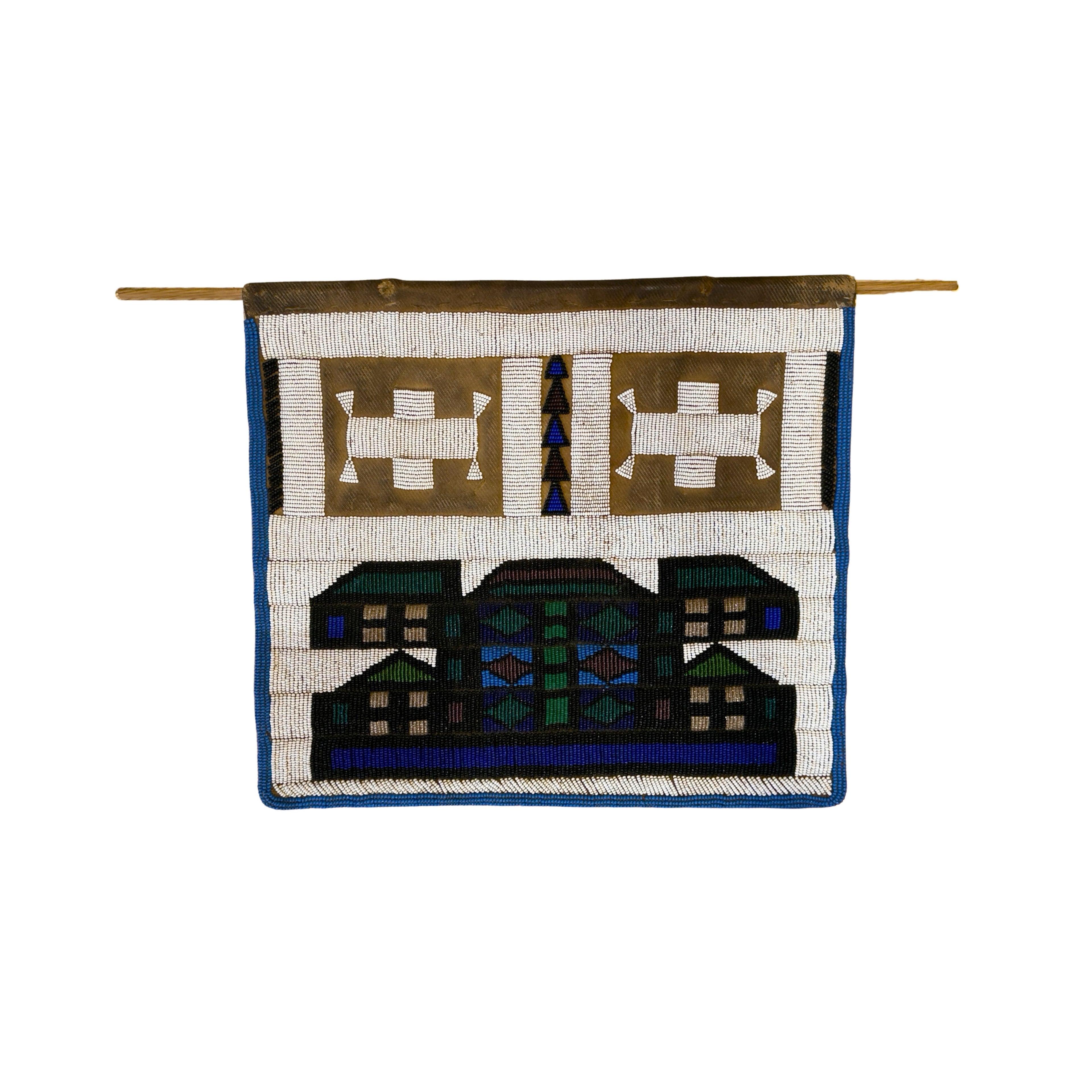 Handmade Beaded Wall Hanging