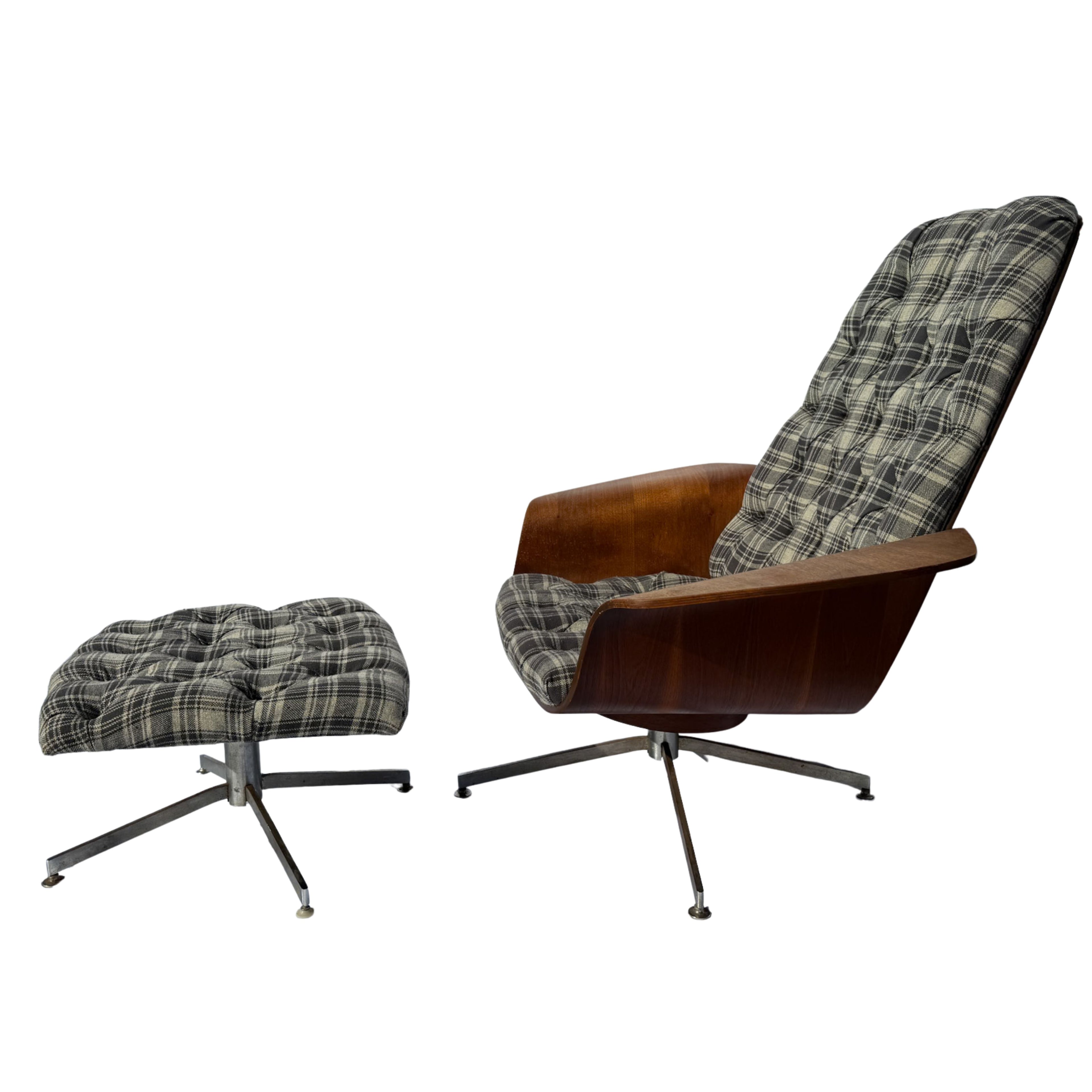 Plycraft Mr. Chair & Ottoman