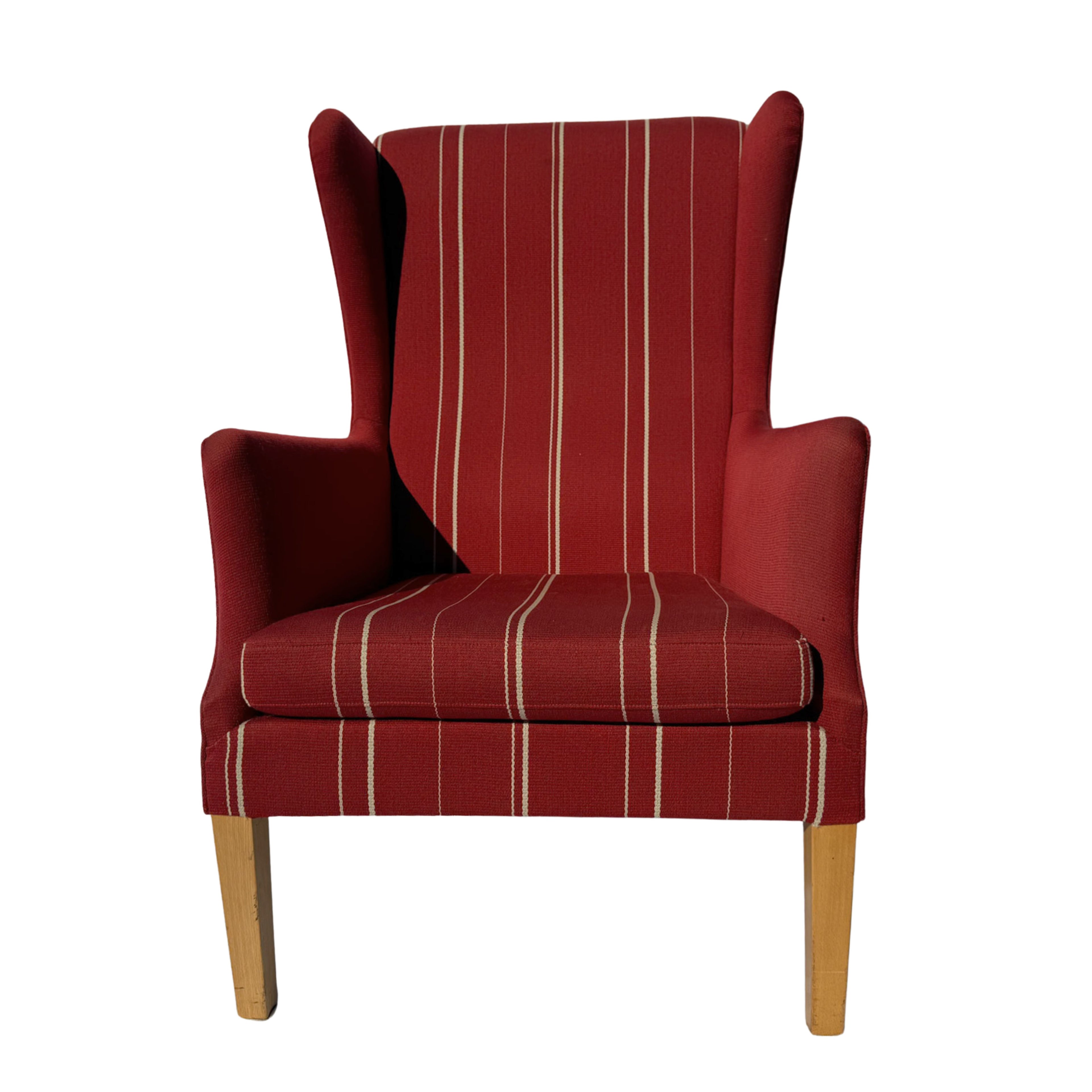 Mid Century Danish Chair & Ottoman