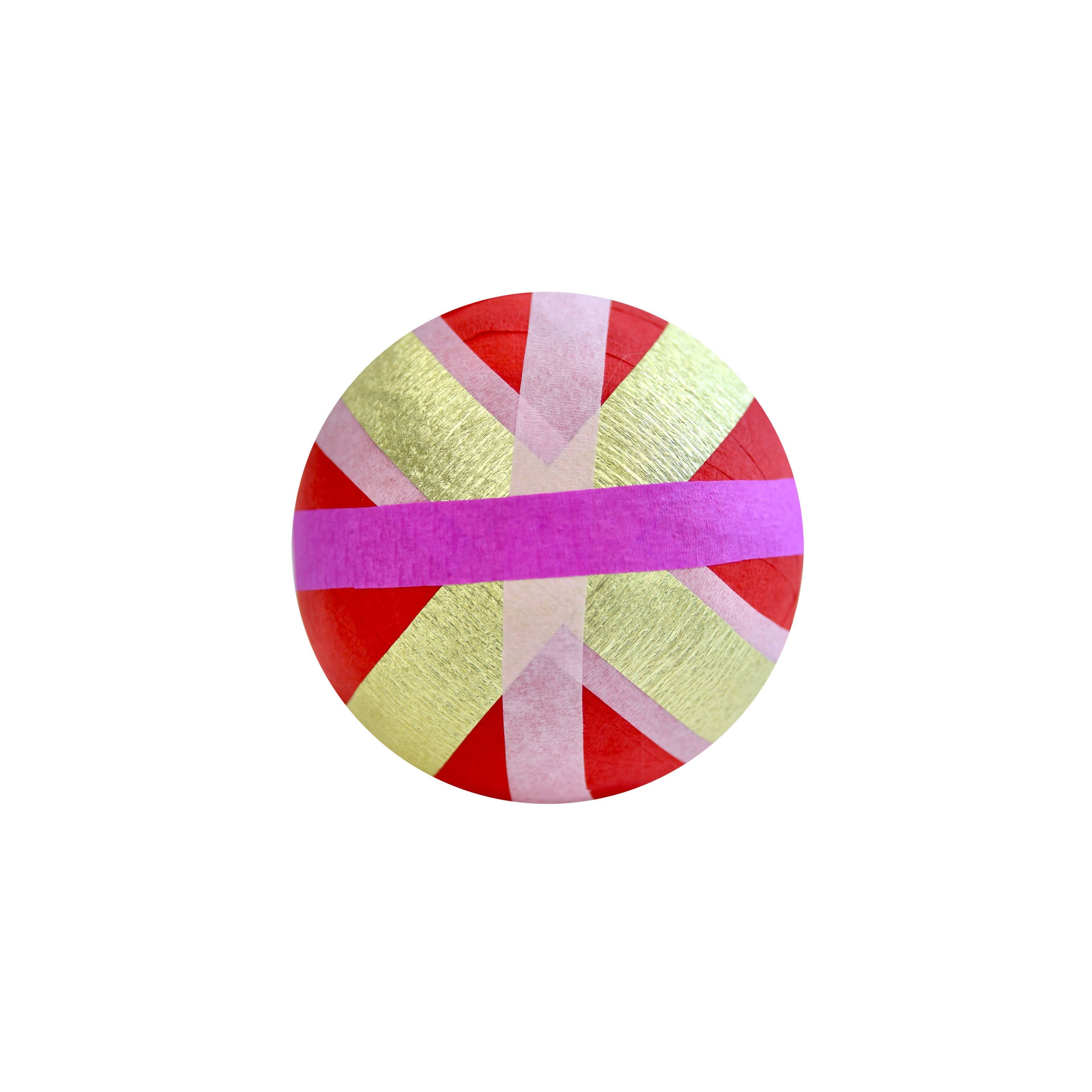 Large Striped Surprise Ball