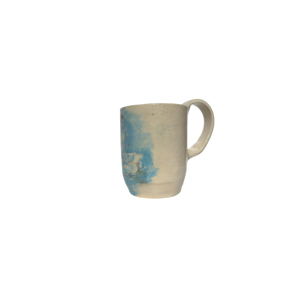 Tivoli Tile Works Blue Painted Lady Mug
