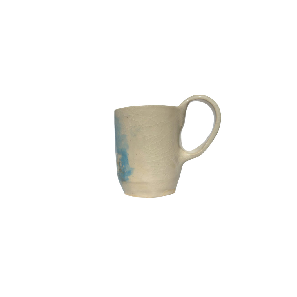 Tivoli Tile Works Blue Painted Lady Mug