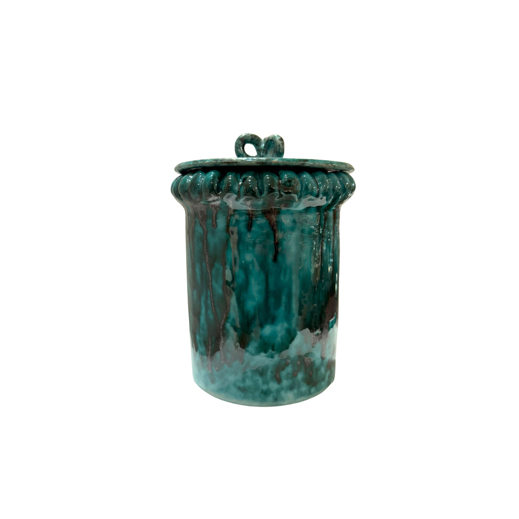 Mid Century Italian Ceramic Canisters, Set of 4