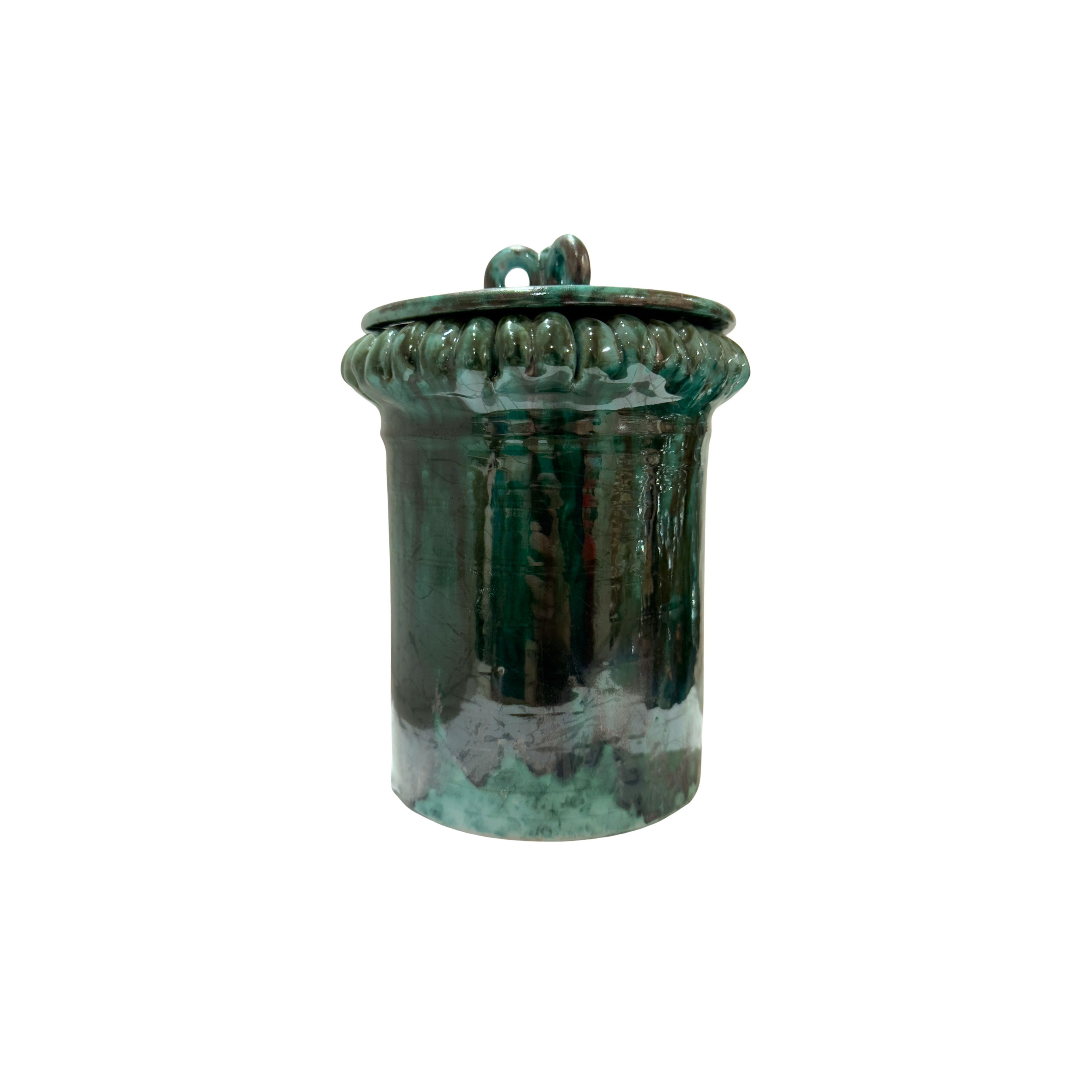 Mid Century Italian Ceramic Canisters, Set of 4
