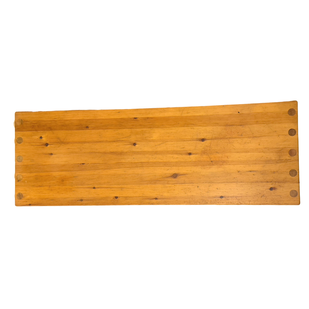 Mid Century Swedish Pine Low Chest with Drawers