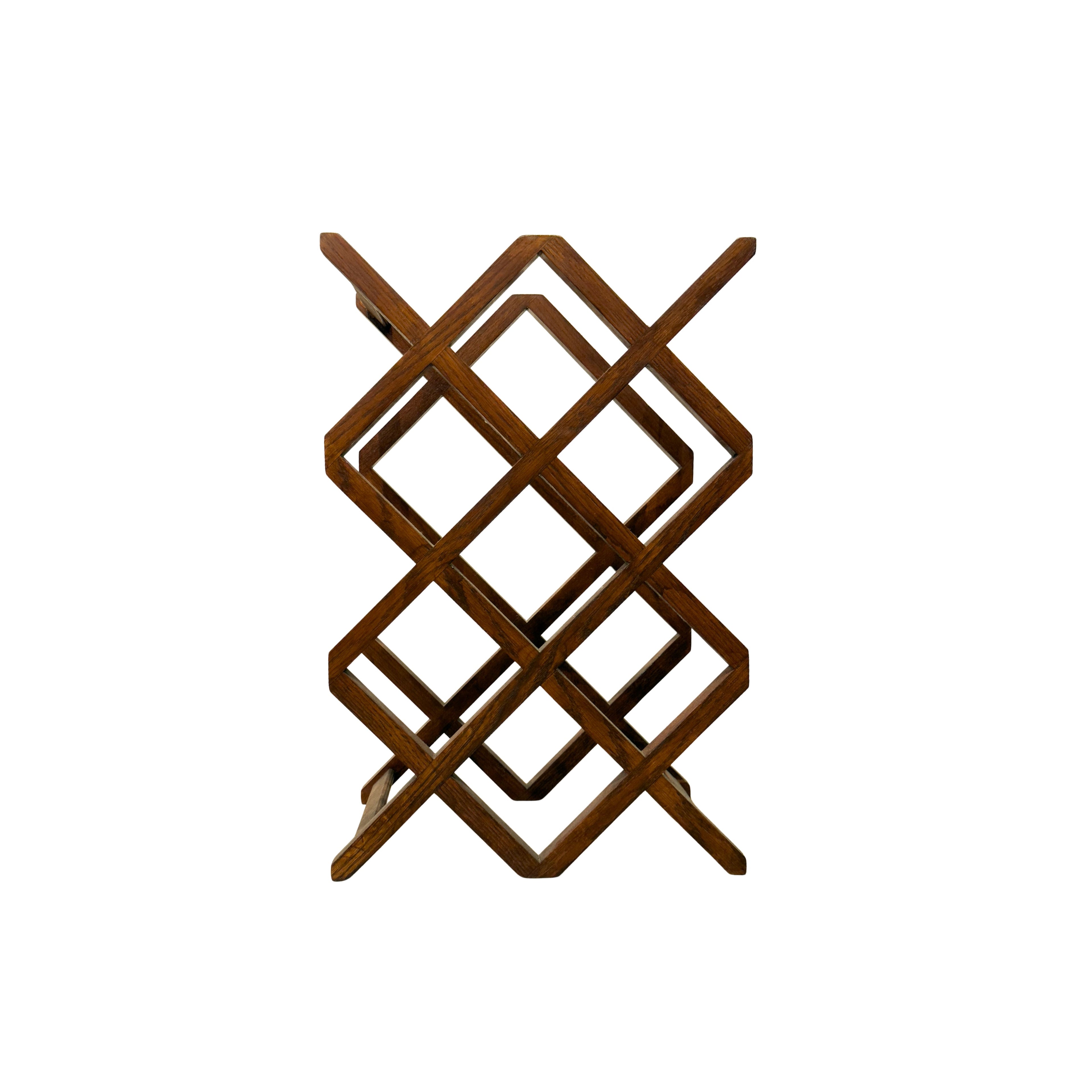 Walnut Wood Wine Rack