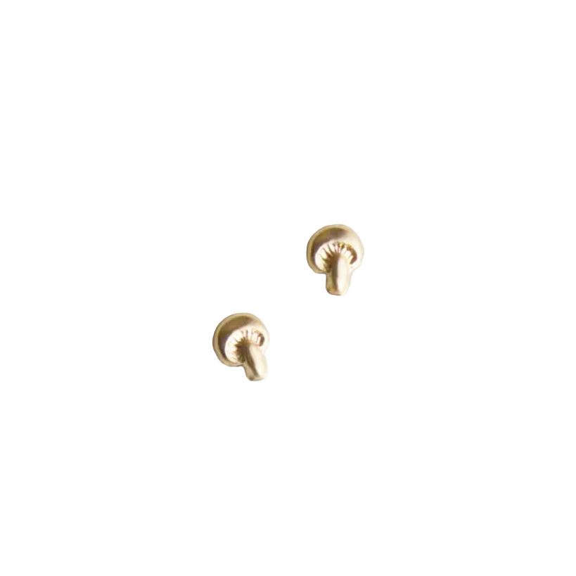 Mini Mushroom Earrings
