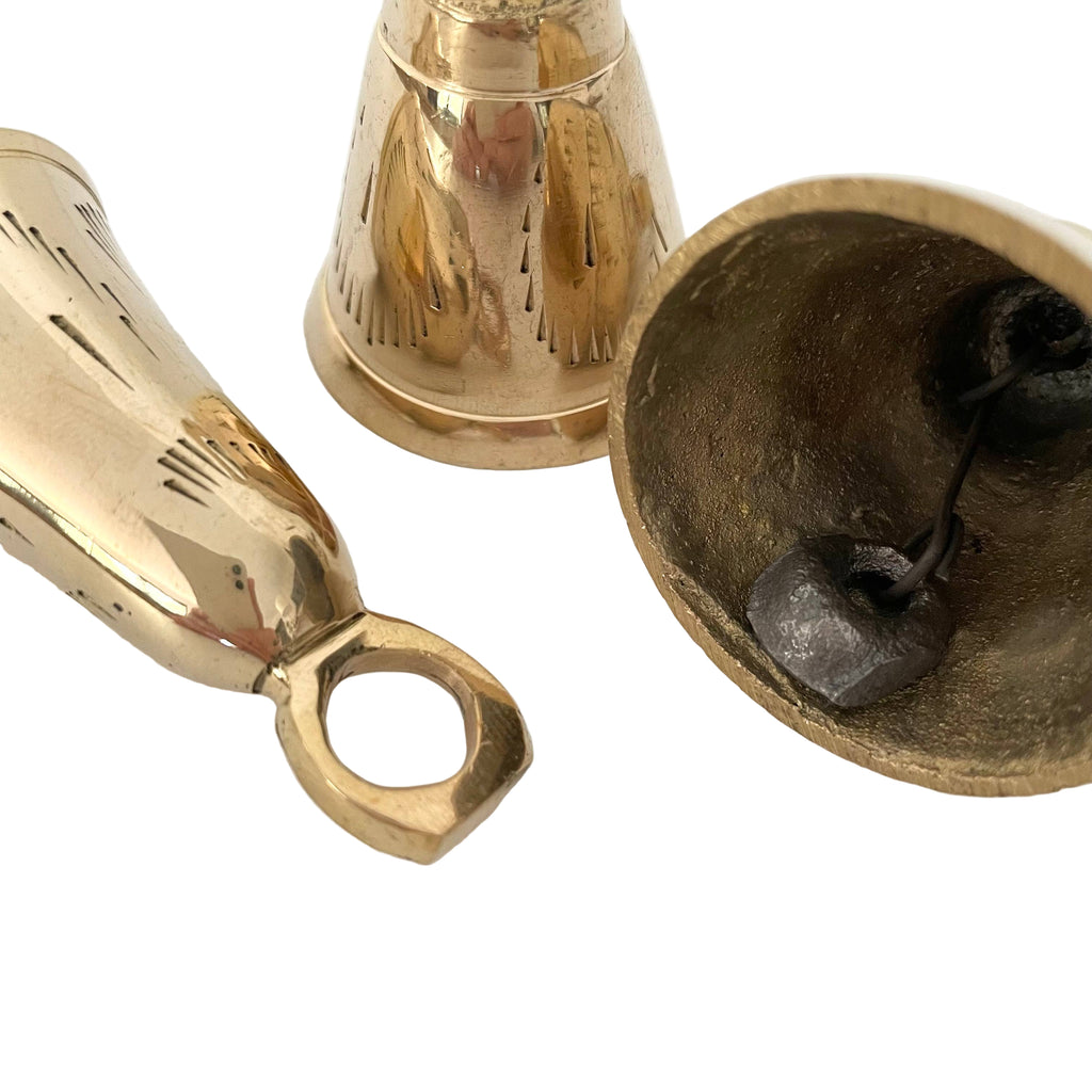 Handmade Brass Bells, 2 1/2”