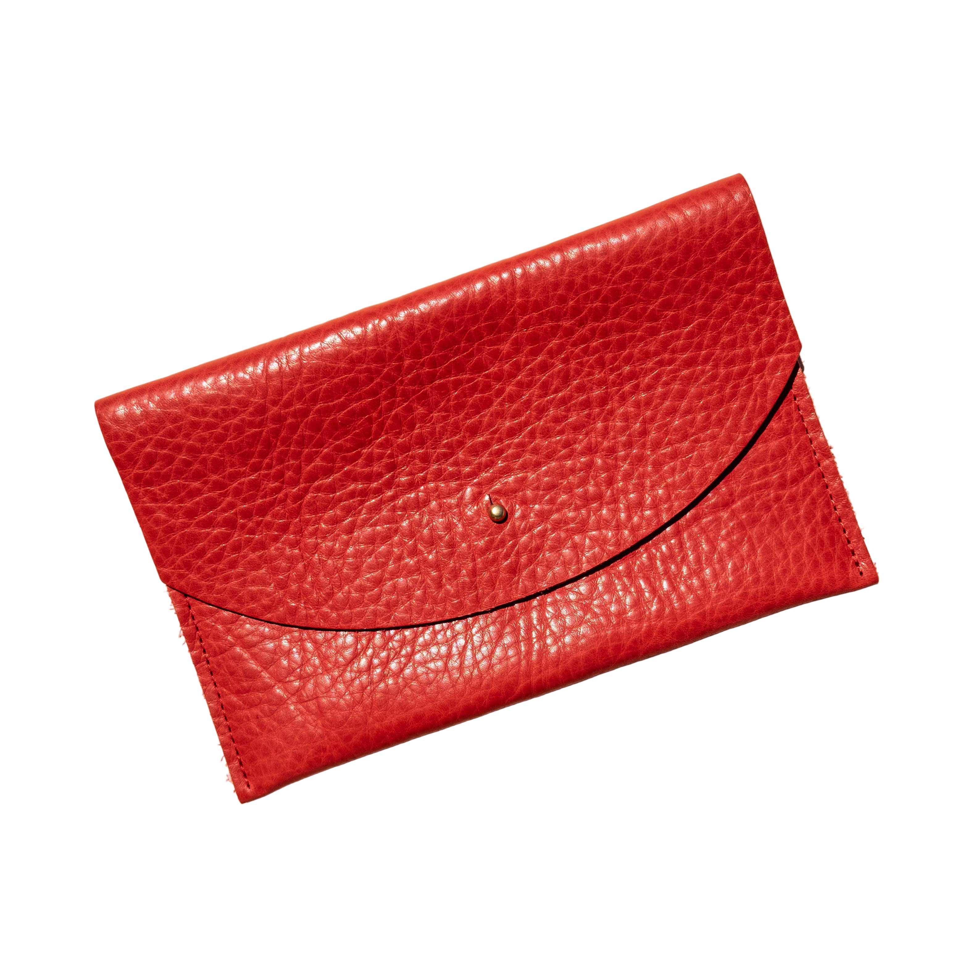 Envelope Pouch - Tomato Leather
