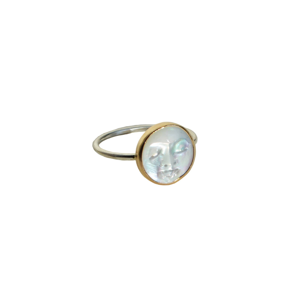 Pearl Moon Ring