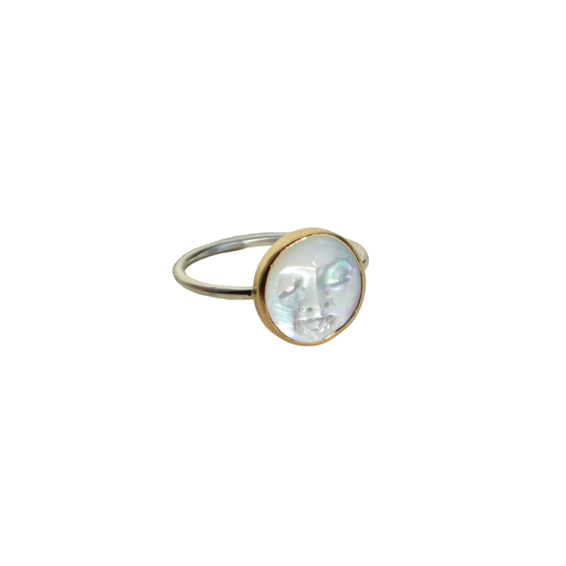 Pearl Moon Ring